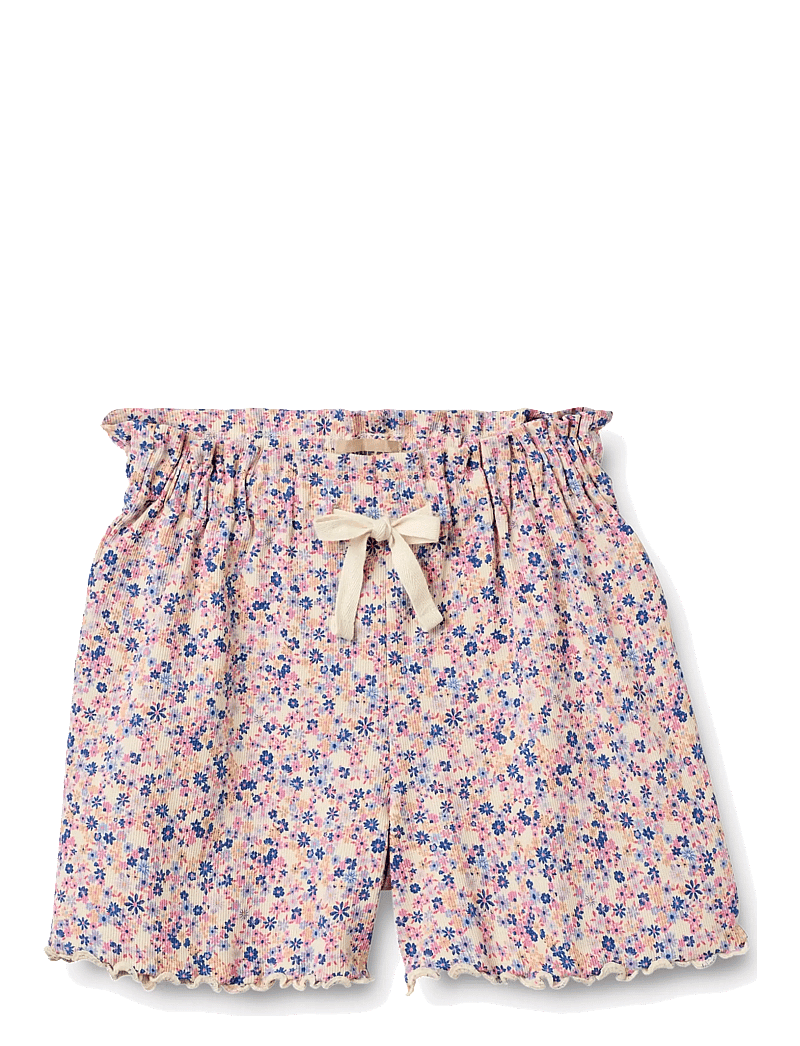 Wheat - Shorts Ina - lühikesed vabaajapüksid - pink blue flowers - 0