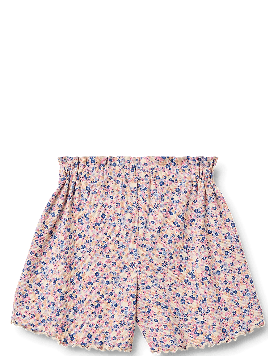 Wheat - Shorts Ina - stuttbuxur - pink blue flowers - 1