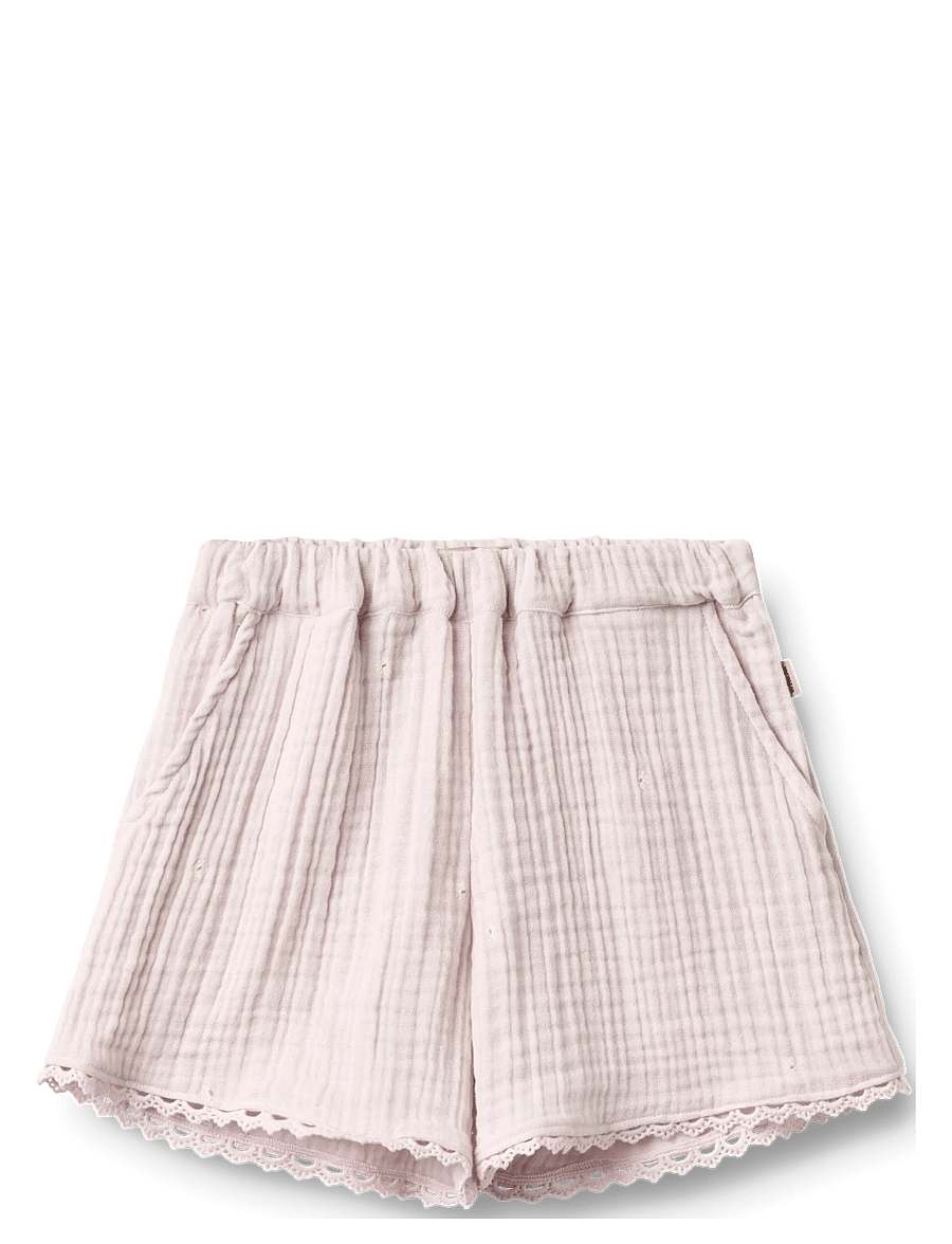 Wheat - Shorts Lace Eileen - kasdienio stiliaus šortai - purple light flowers - 0