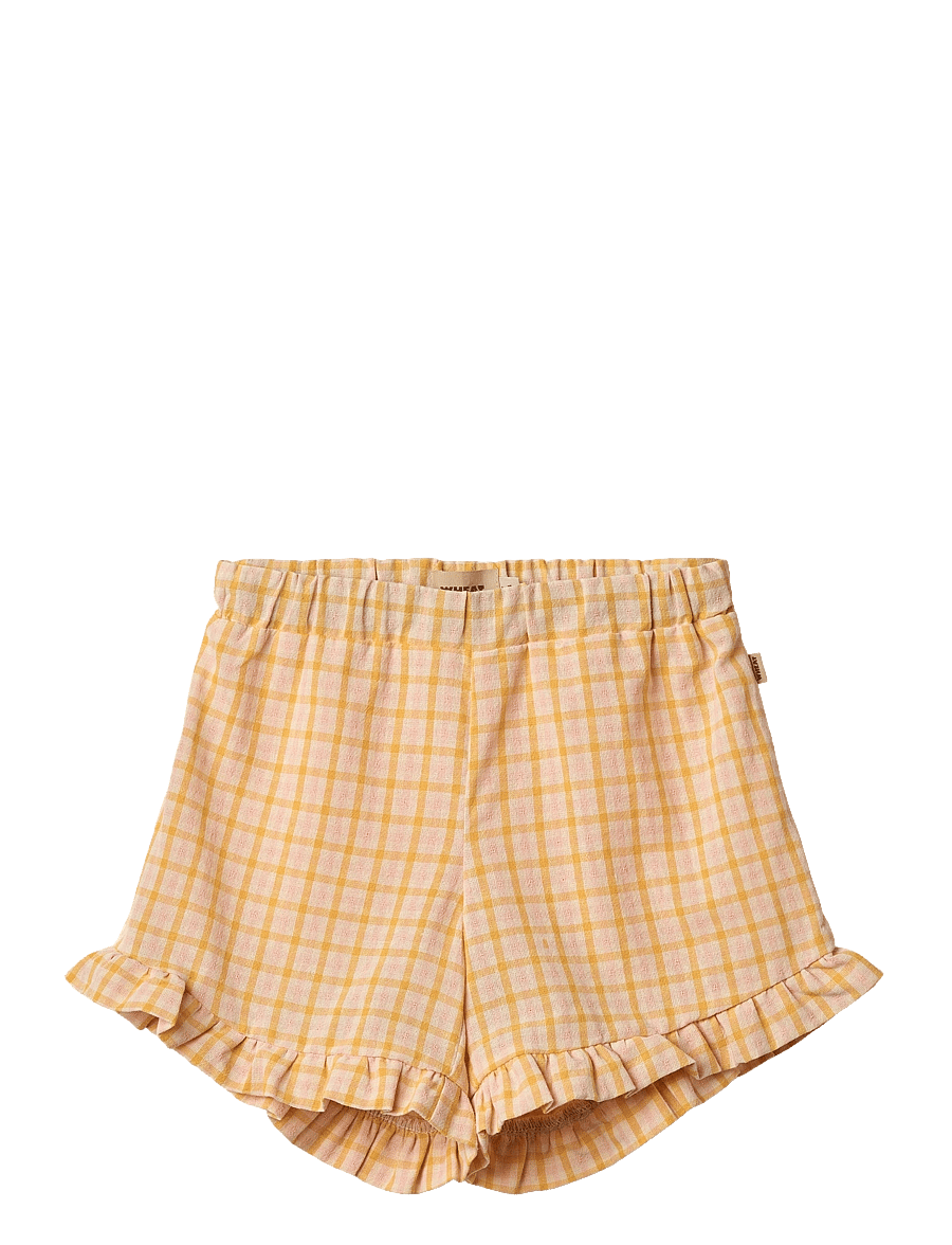 Wheat - Shorts Camille - lühikesed vabaajapüksid - yellow check - 1
