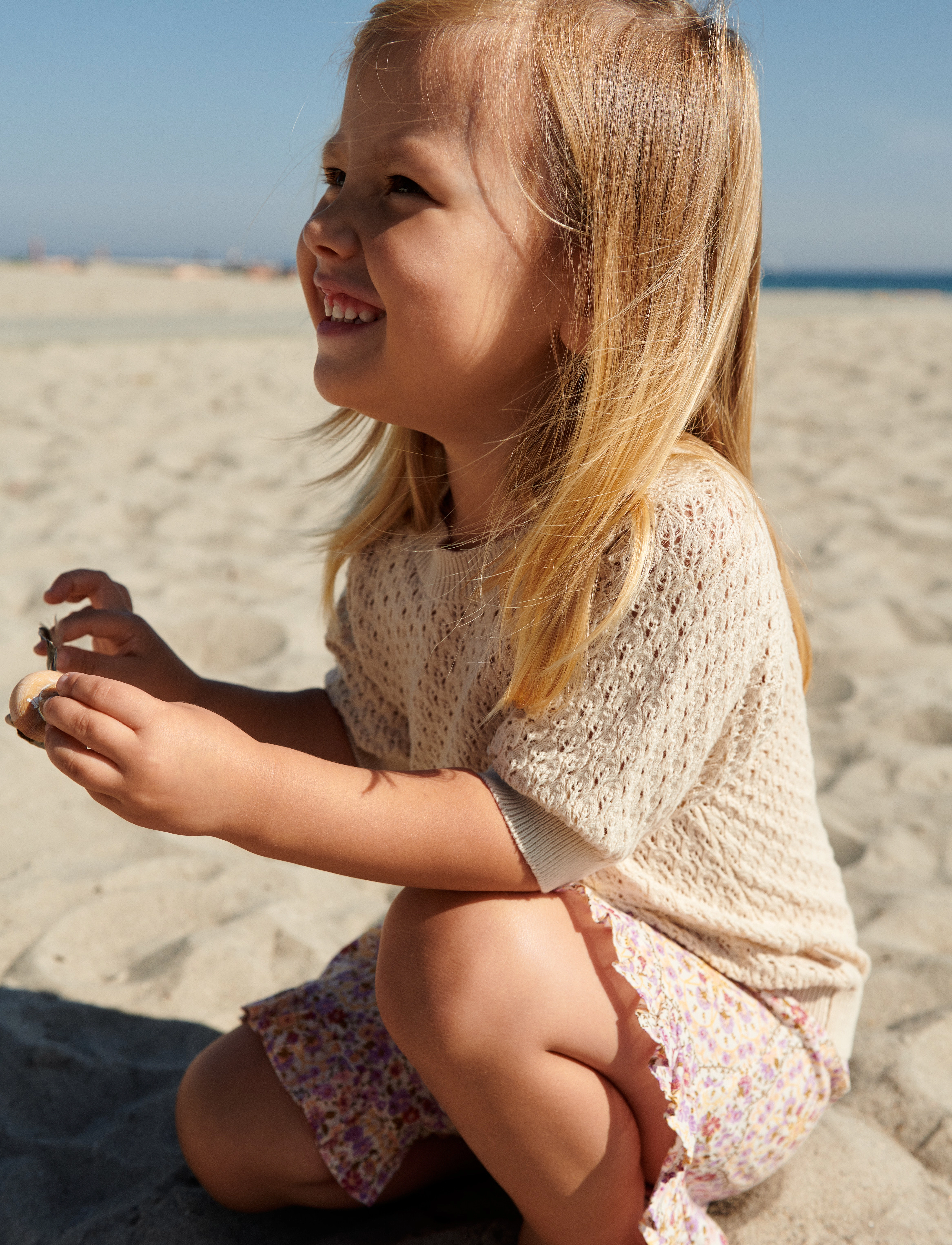 Wheat - Shorts Camille - carousels and flowers - 3