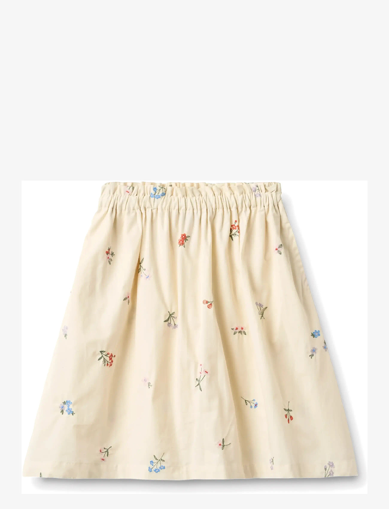 Wheat - Skirt Nora - miniseelikud - ivory embroidery flowers - 0
