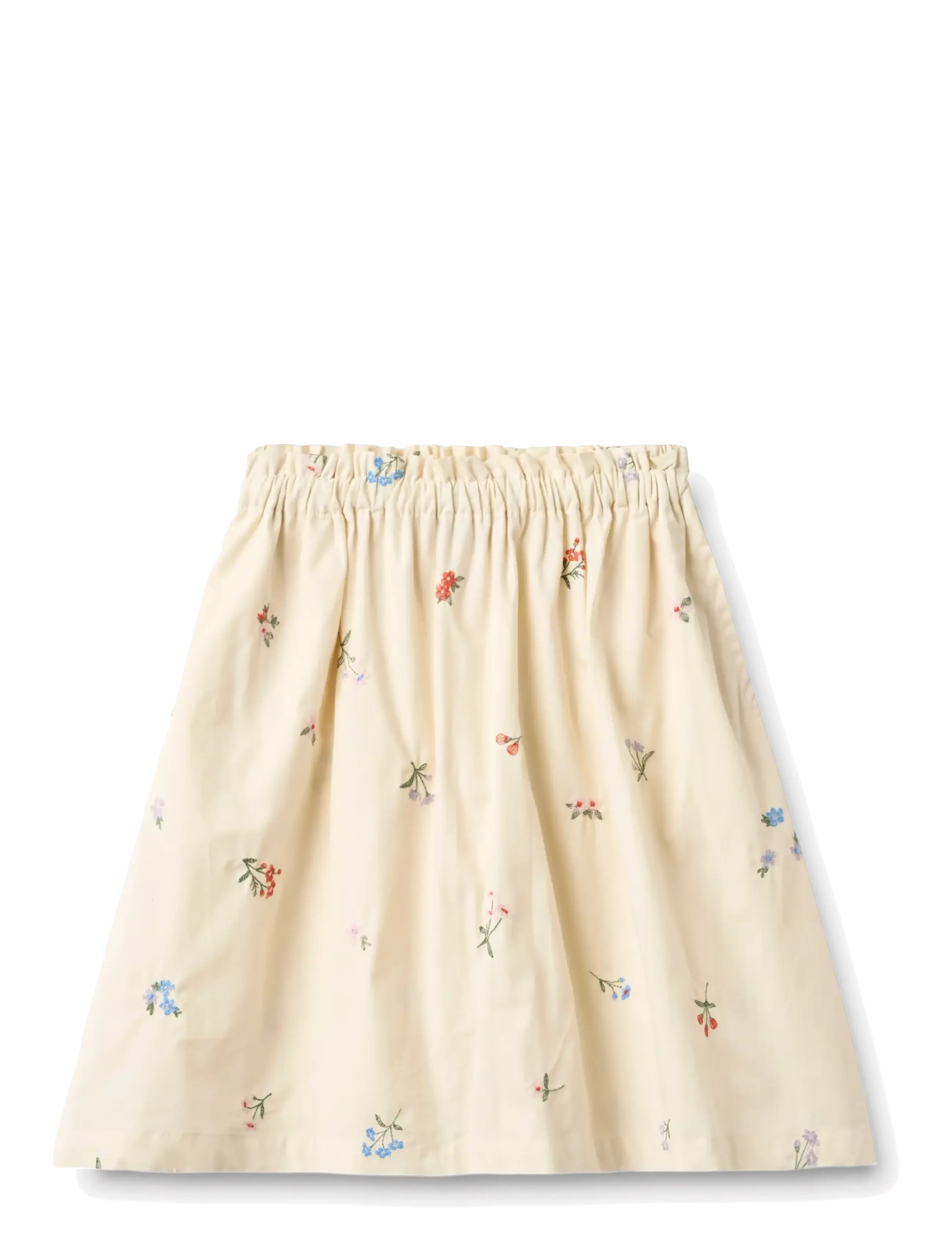 Wheat Skirt Nora - Klänningar & Kjolar - IVORY EMBROIDERY FLOWERS / cream