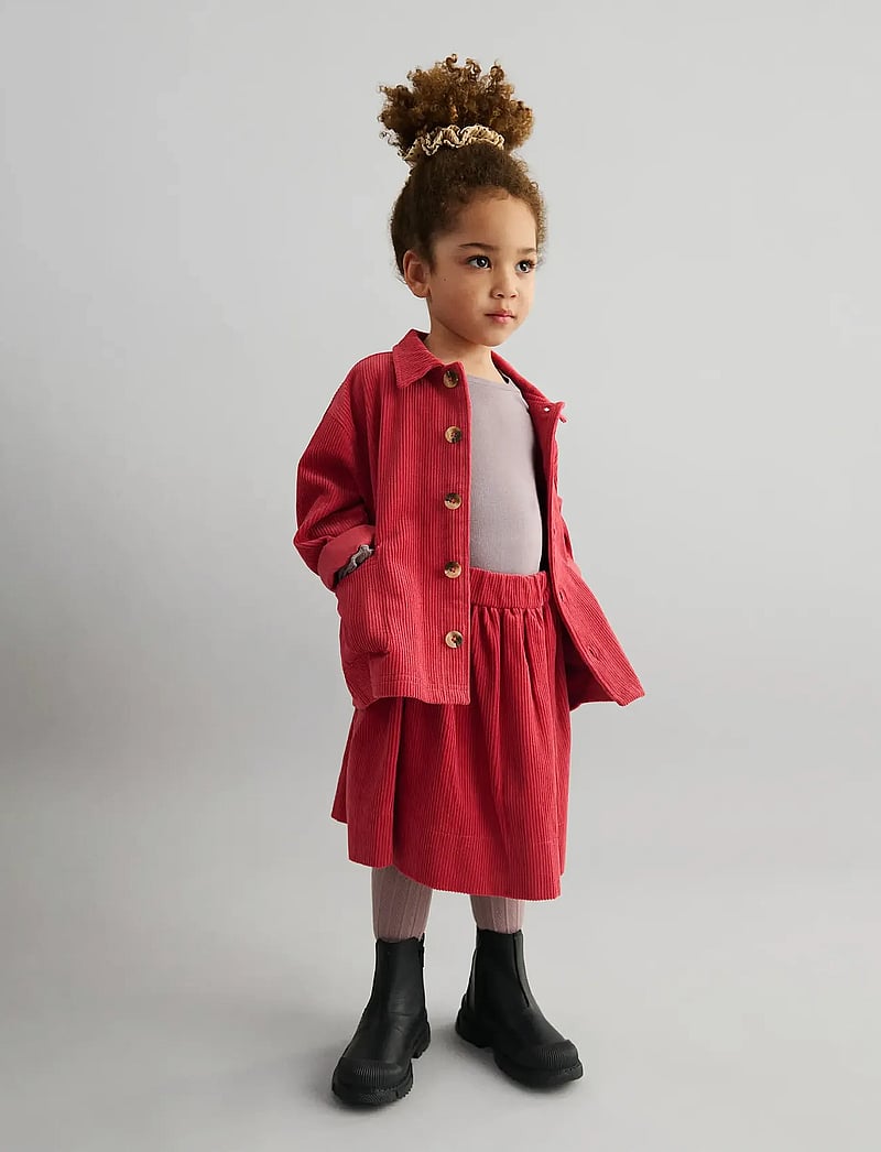 Wheat - Skirt Sissi - midi nederdele - raspberry - 0