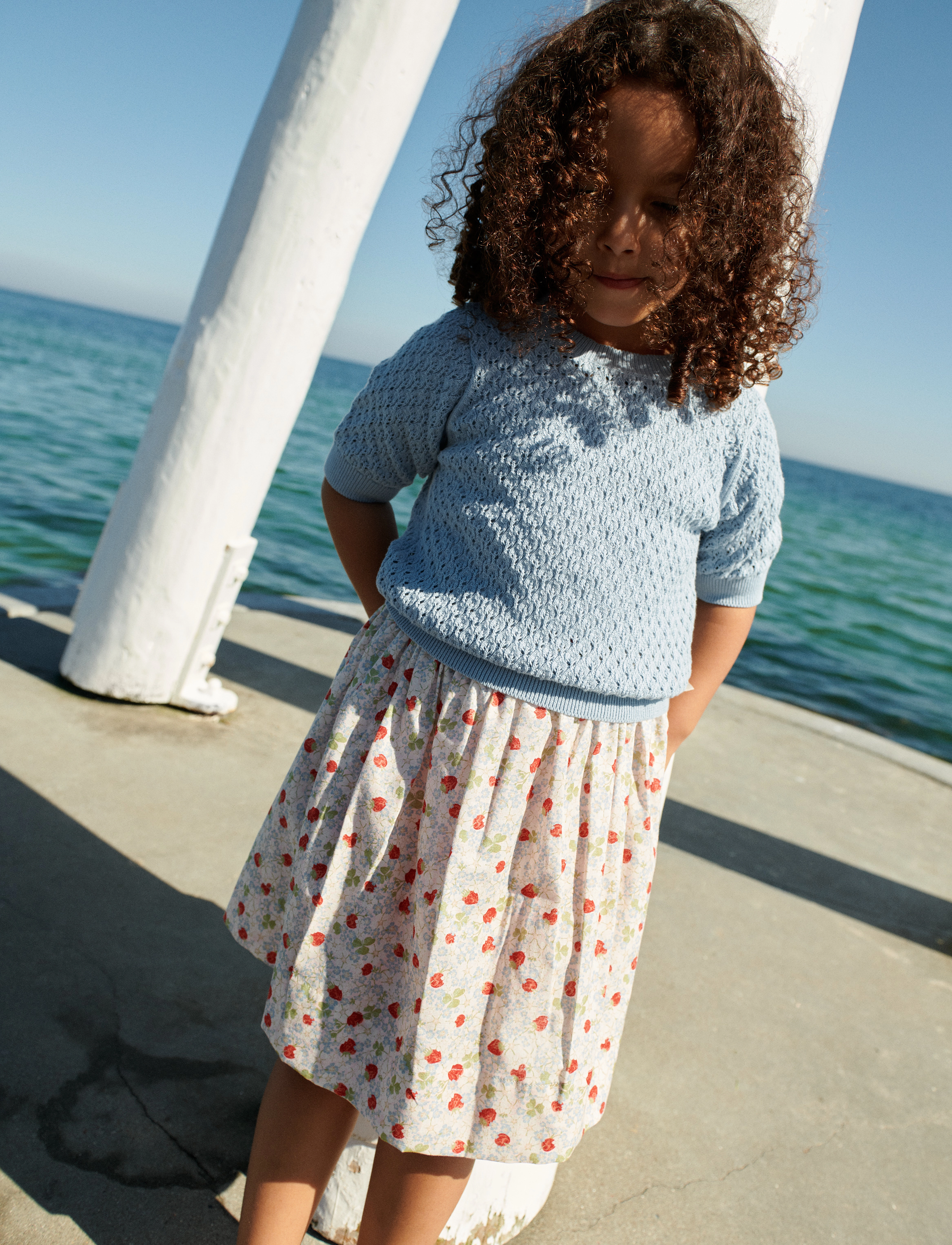 Wheat - Skirt Sissi - rose strawberries - 4