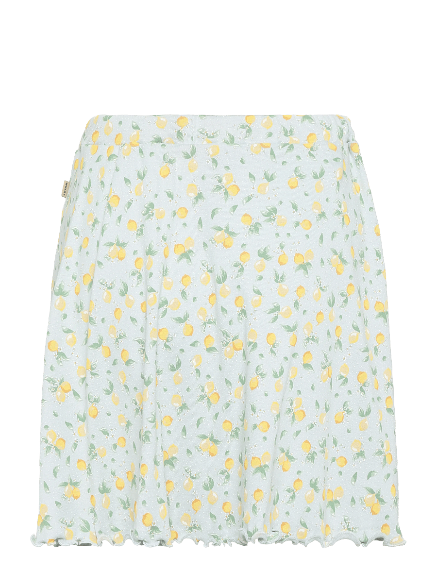 Wheat - Jersey Skirt Rosie - korte nederdele - summer blue citrus - 1