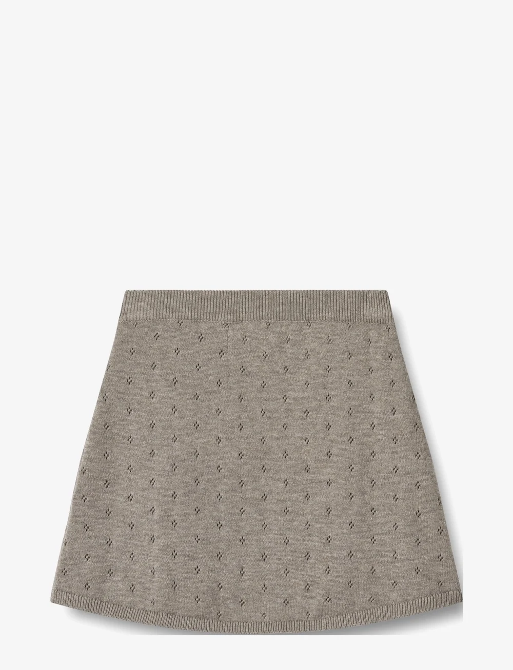 Wheat - Knit Skirt Marta - kurze röcke - warm grey melange - 1