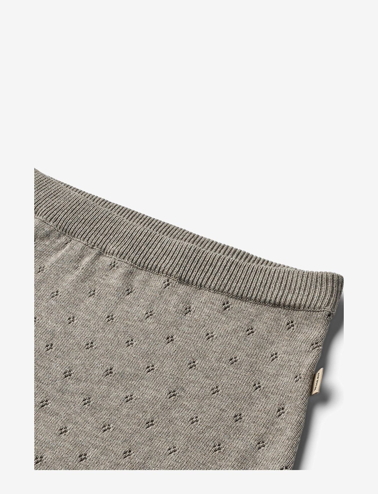 Wheat - Knit Skirt Marta - kurze röcke - warm grey melange - 2