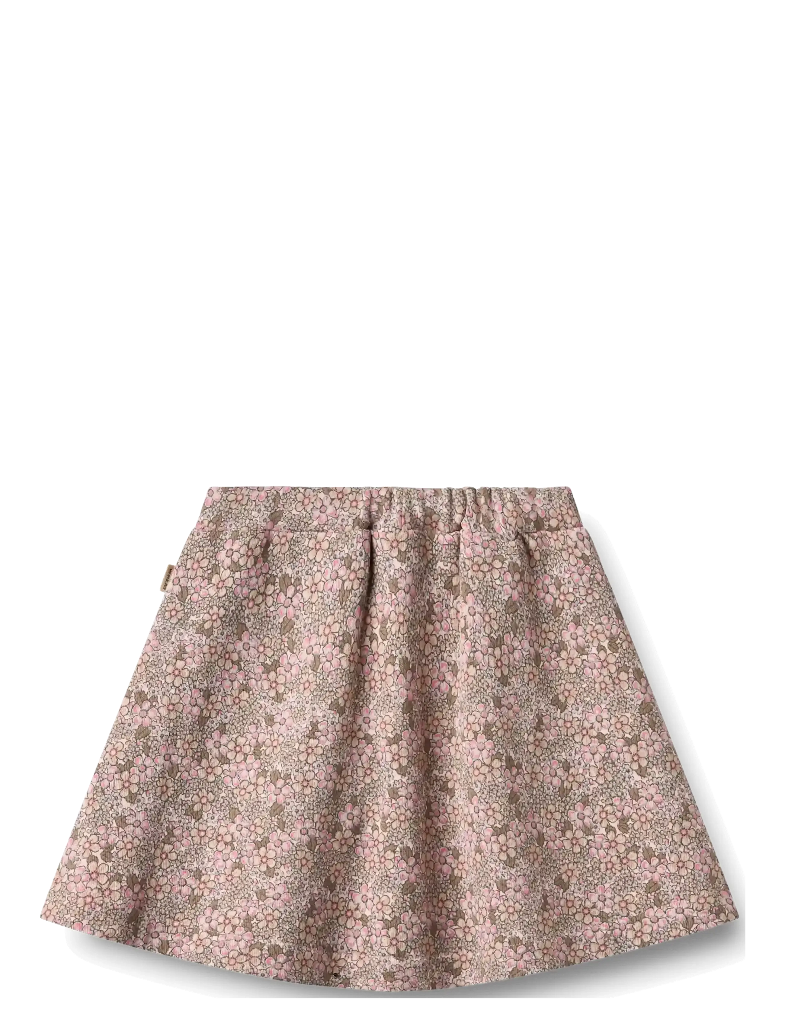 Wheat - Sweat skirt Manuella - rose brown flowers - 1