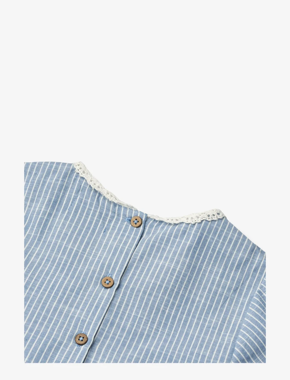 Wheat - Dress S/S Elma - kurzärmelige freizeitkleider - blue stripe - 3