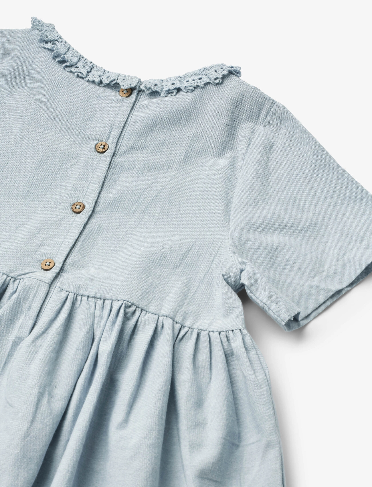 Wheat - Dress S/S Elma - blue waves - 2