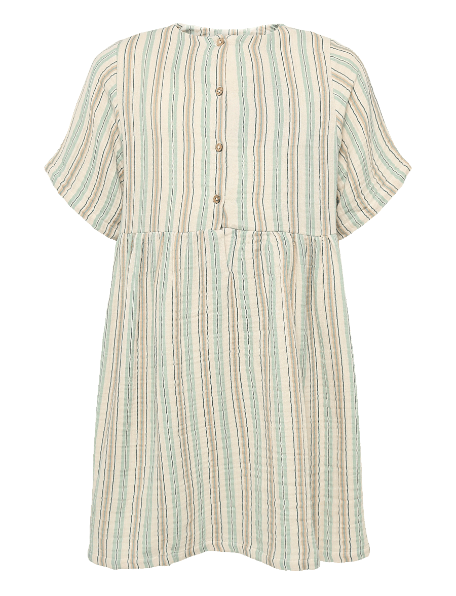 Wheat - Dress S/S Elodie - kortærmede hverdagskjoler - summer stripe - 0