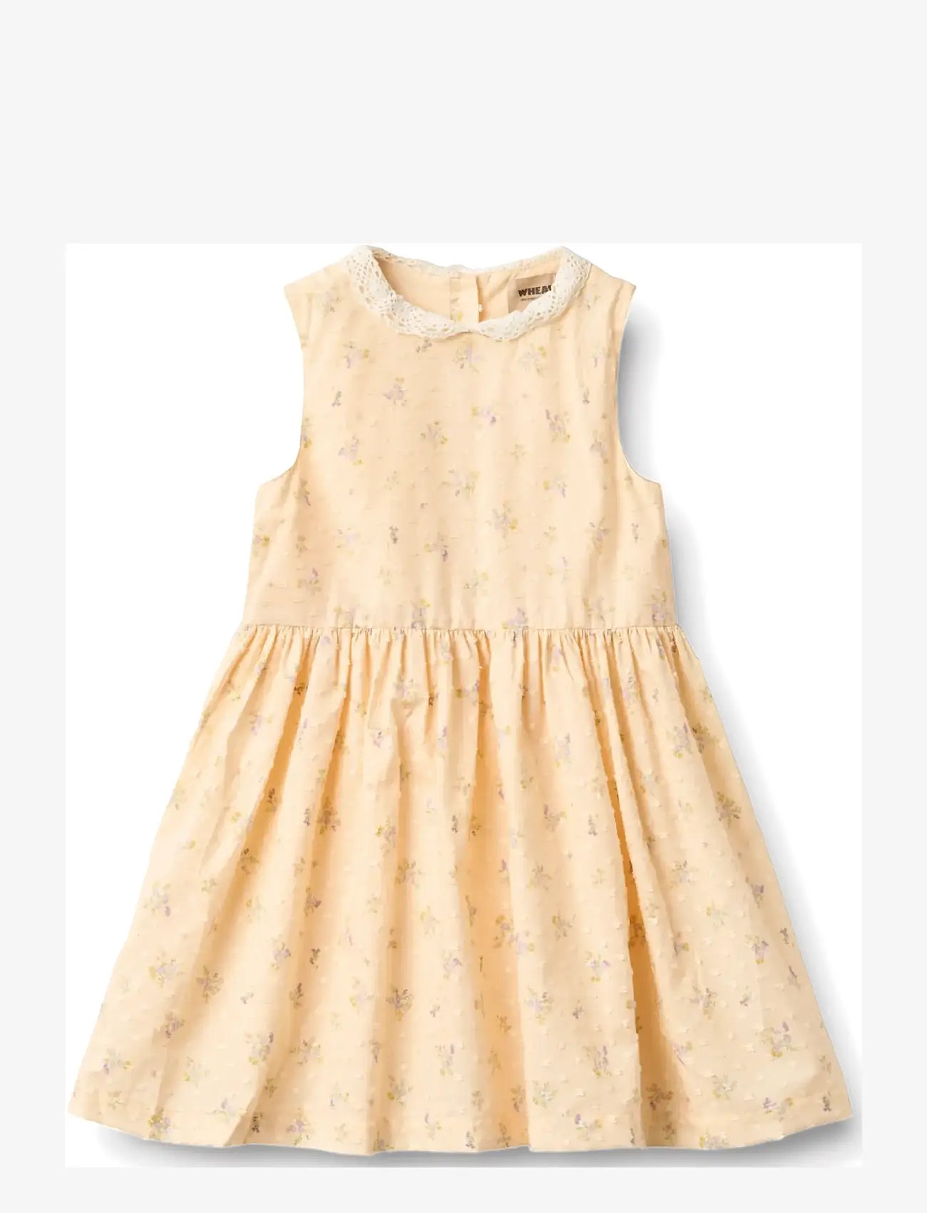 Wheat - Dress Elma - varrukateta vabaaja kleidid - barely apricot flowers - 0