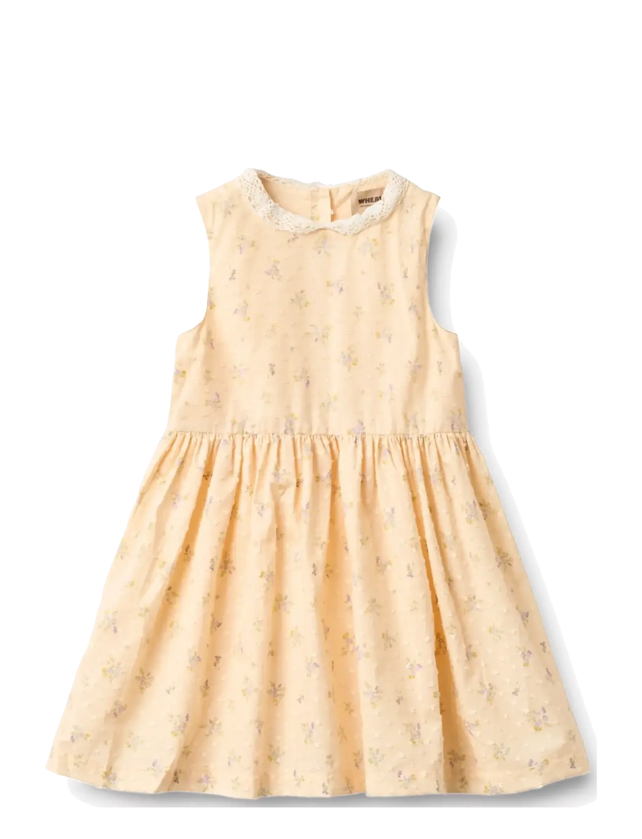 Wheat Dress Elma - Riided - BARELY APRICOT FLOWERS / yellow