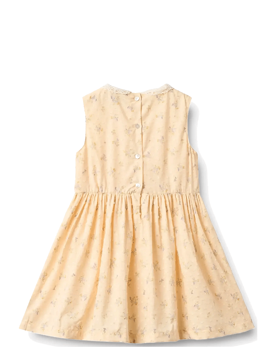 Wheat - Dress Elma - Ärmlösa vardagsklänningar - barely apricot flowers - 1