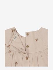 Wheat - Dress Sille - short-sleeved casual dresses - embroidery flowers - 2