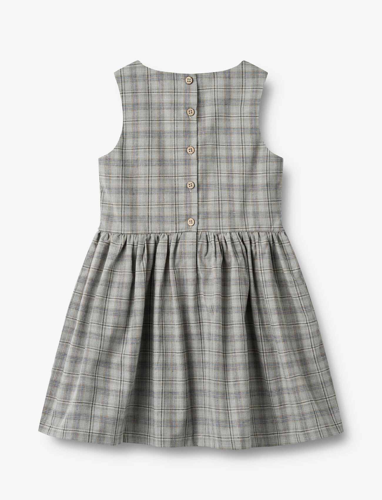 Wheat - Dress Thelma - cloudy blue check - 1