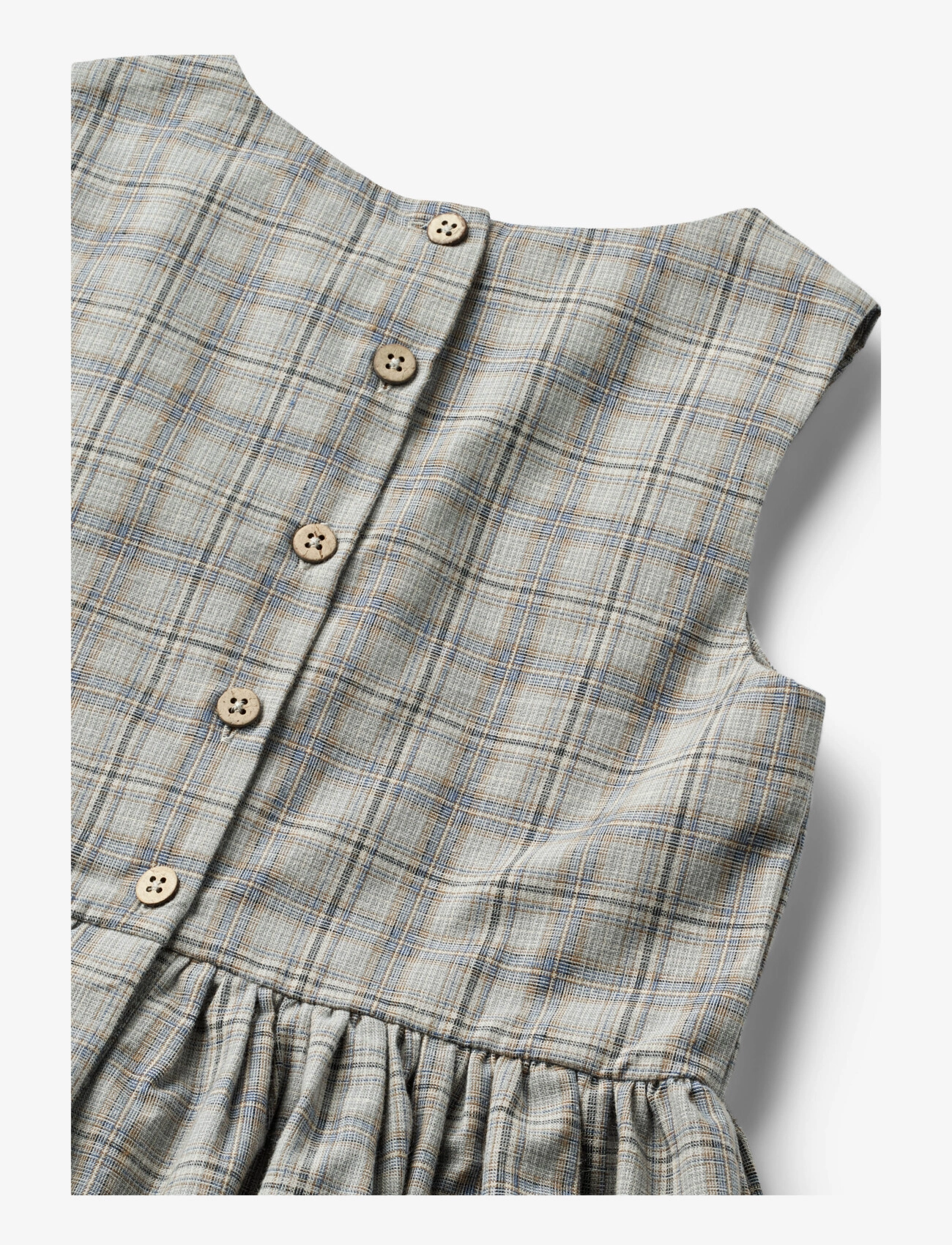 Wheat - Dress Thelma - cloudy blue check - 2