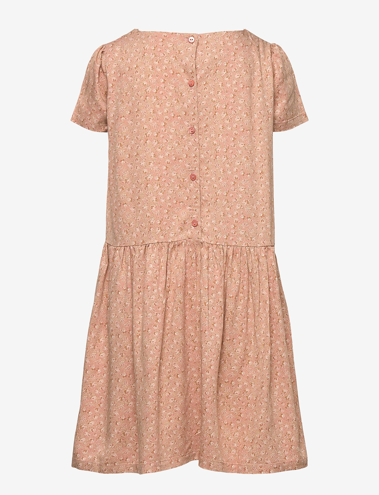 Wheat - Dress Agnete - rose flowers - 1
