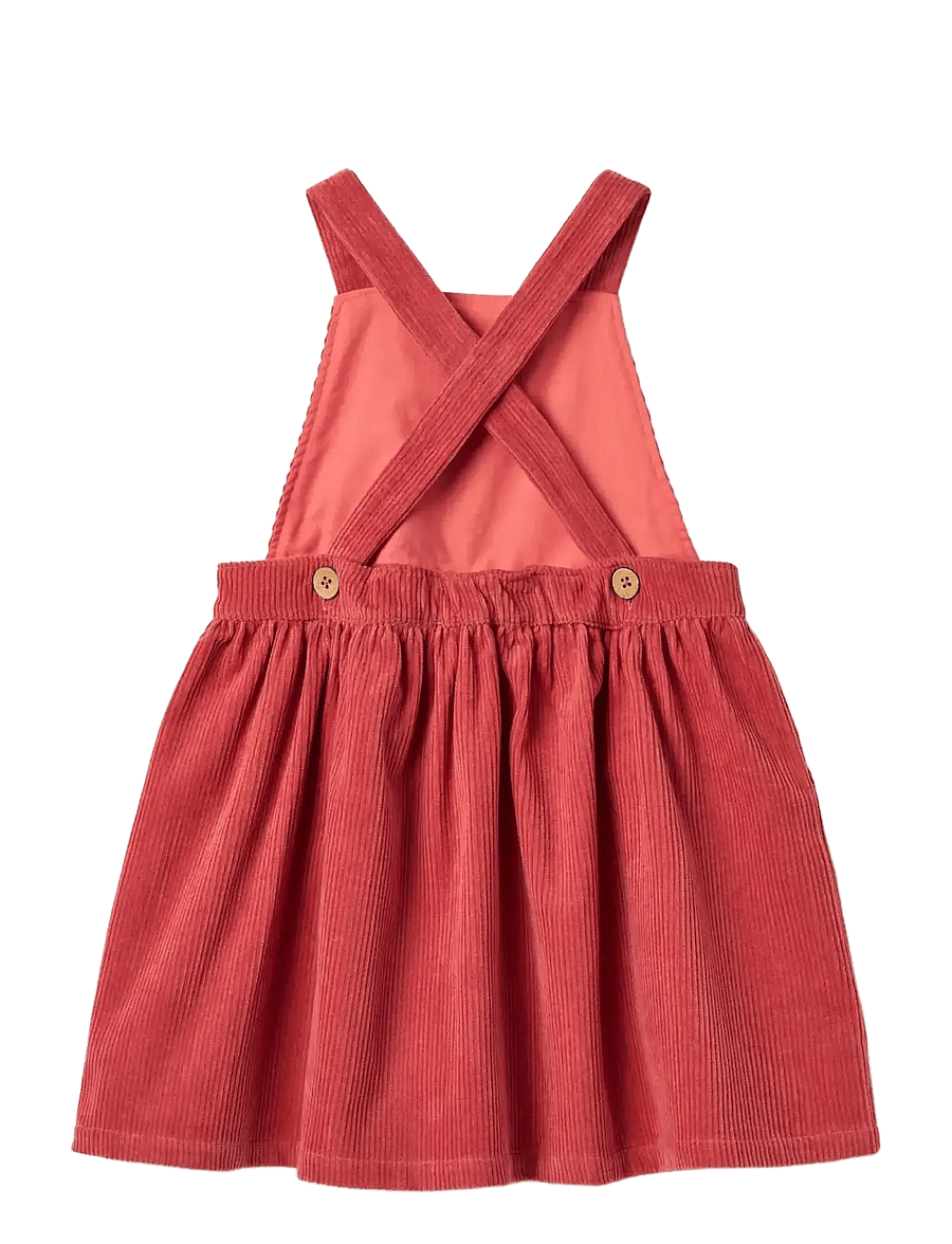 Wheat - Pinafore Agnes - teksakleit - raspberry - 1