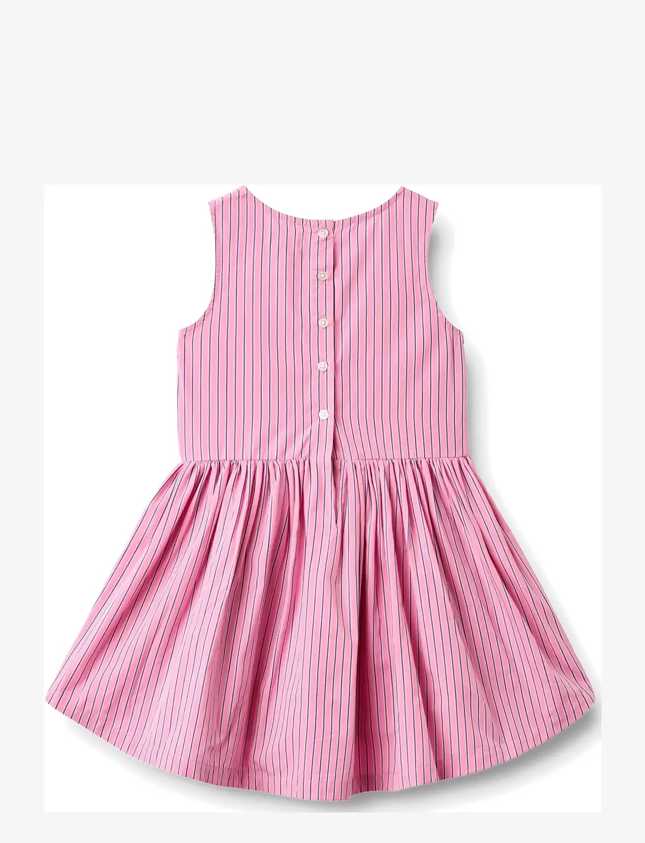 Wheat - Dress Sarah - sleeveless casual dresses - pink stripe - 1