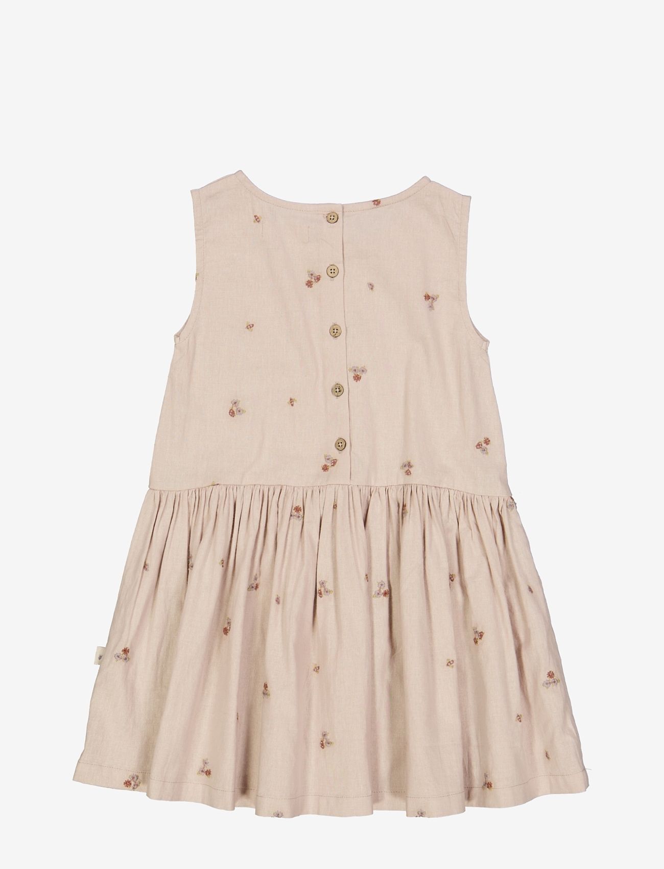 Wheat - Dress Hella - sleeveless casual dresses - embroidery flowers - 1