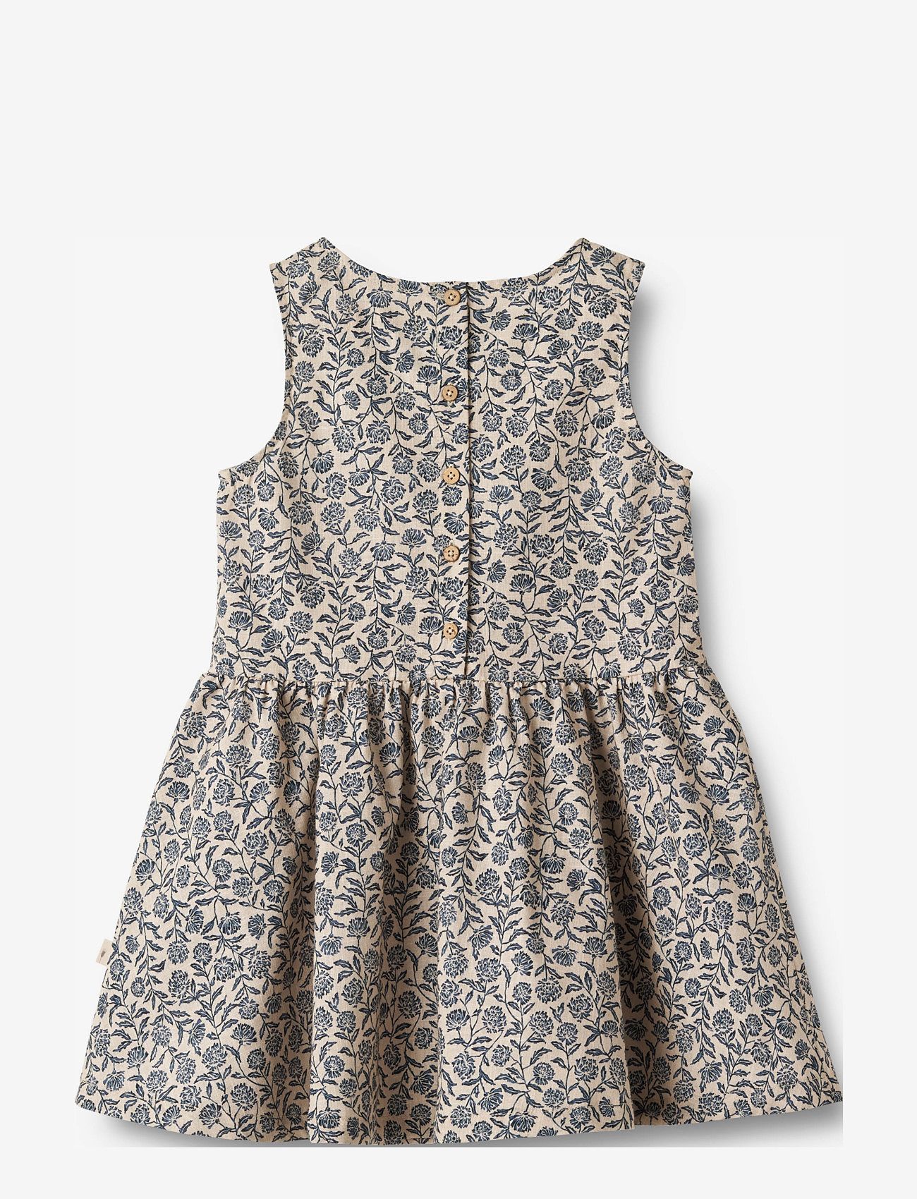 Wheat - Dress Hella - blue cornflowers - 1