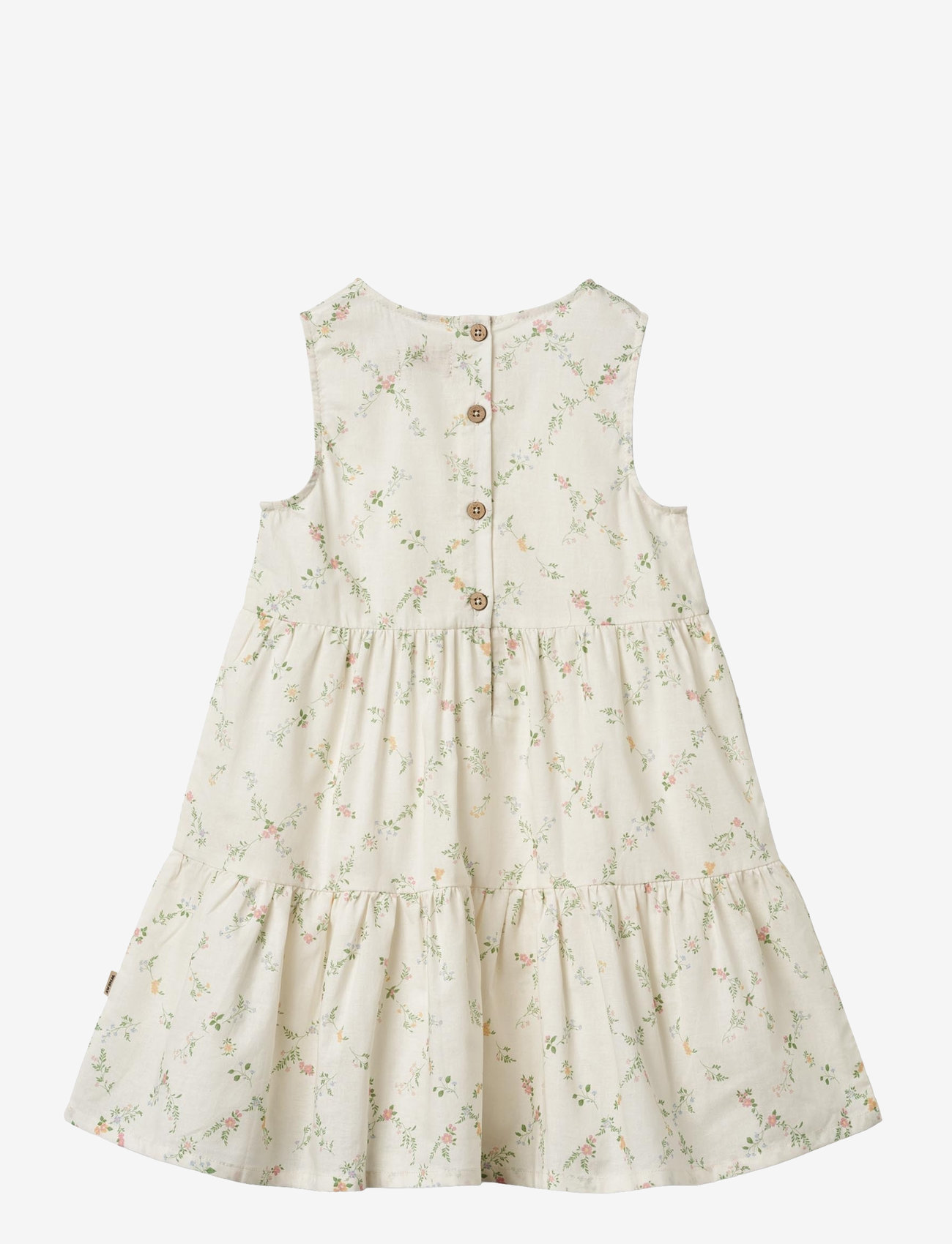Wheat - Dress Luise - Ärmellose freizeitkleider - ivory checked flowers - 2
