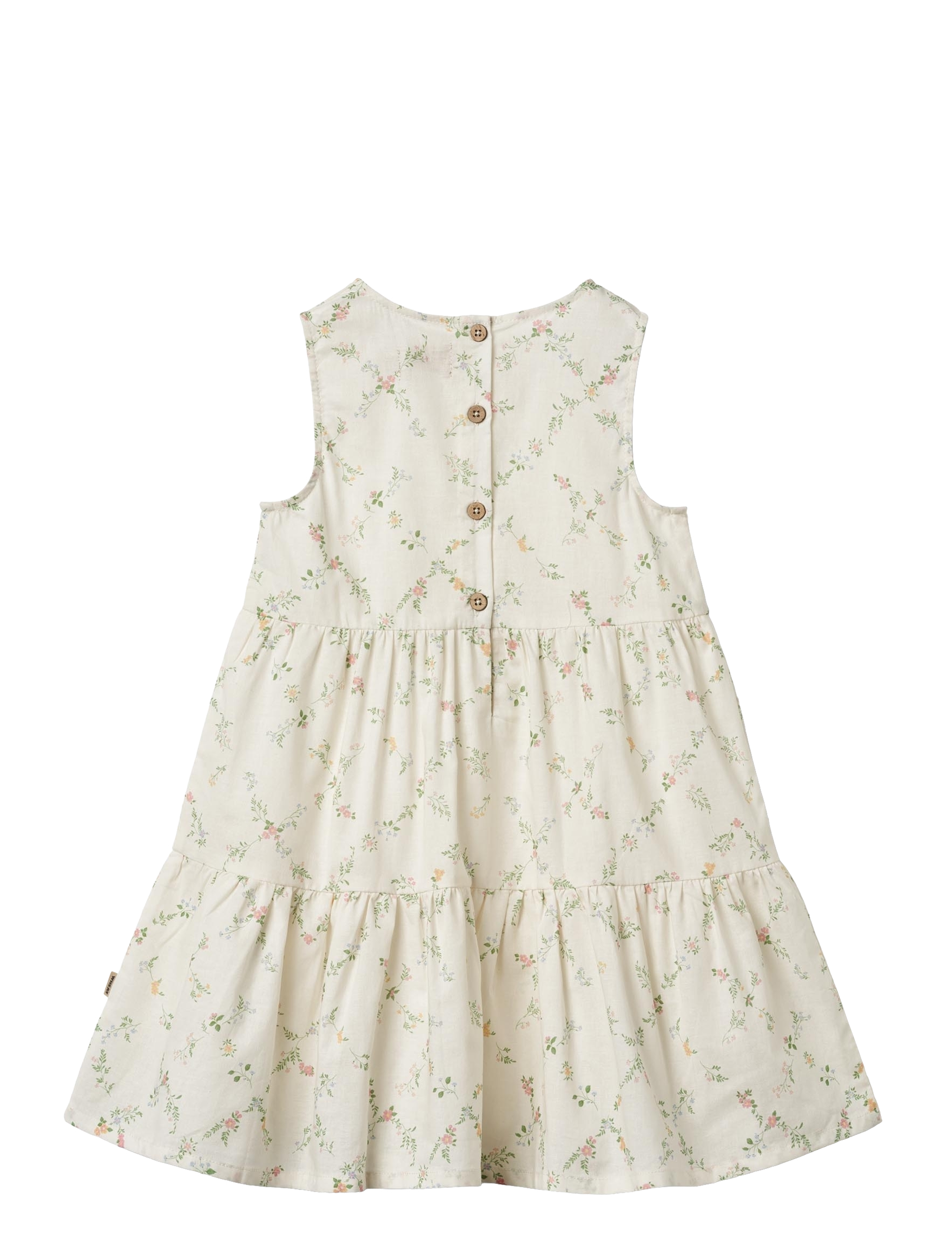 Wheat - Dress Luise - kjoler uten ermer i avslappet stil - ivory checked flowers - 2
