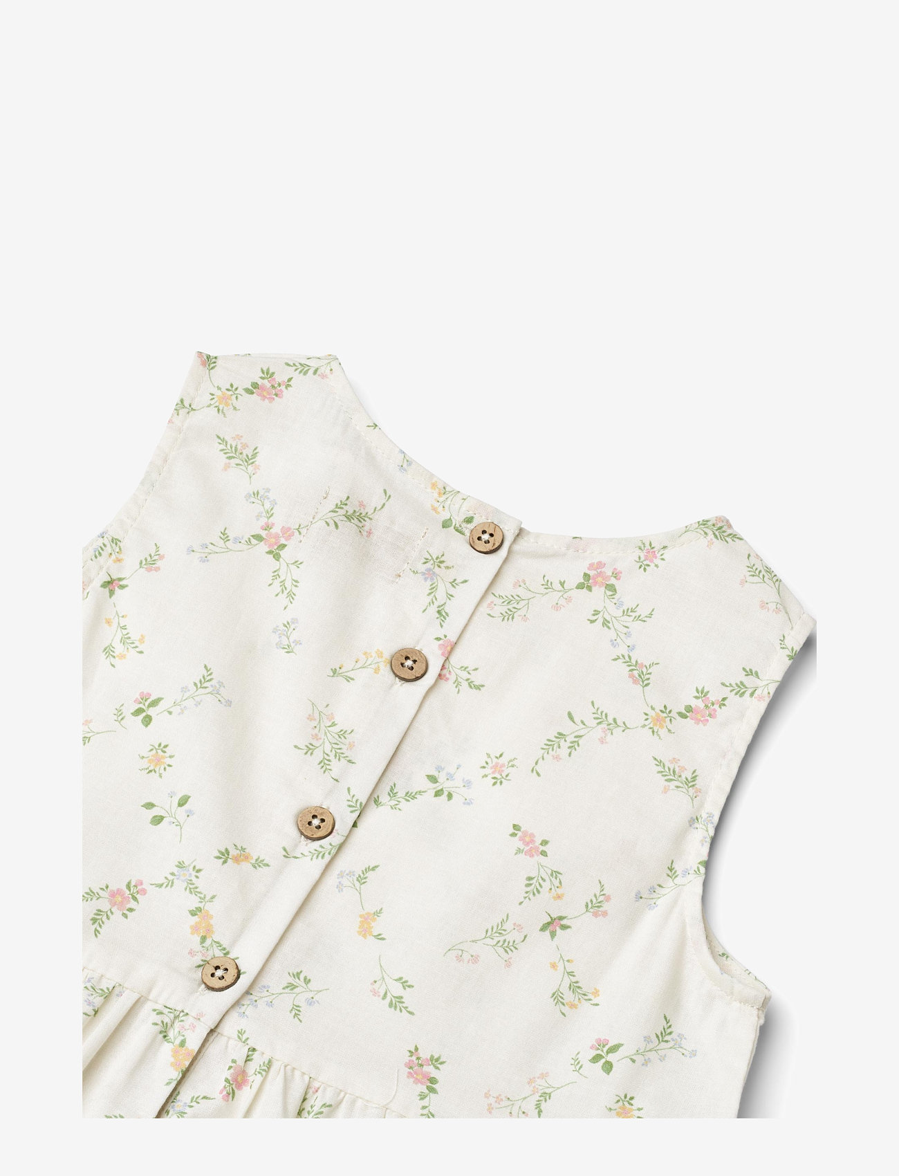 Wheat - Dress Luise - Ärmellose freizeitkleider - ivory checked flowers - 3
