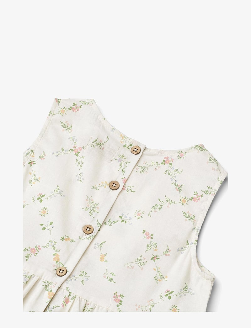 Wheat - Dress Luise - Ärmellose freizeitkleider - ivory checked flowers - 3
