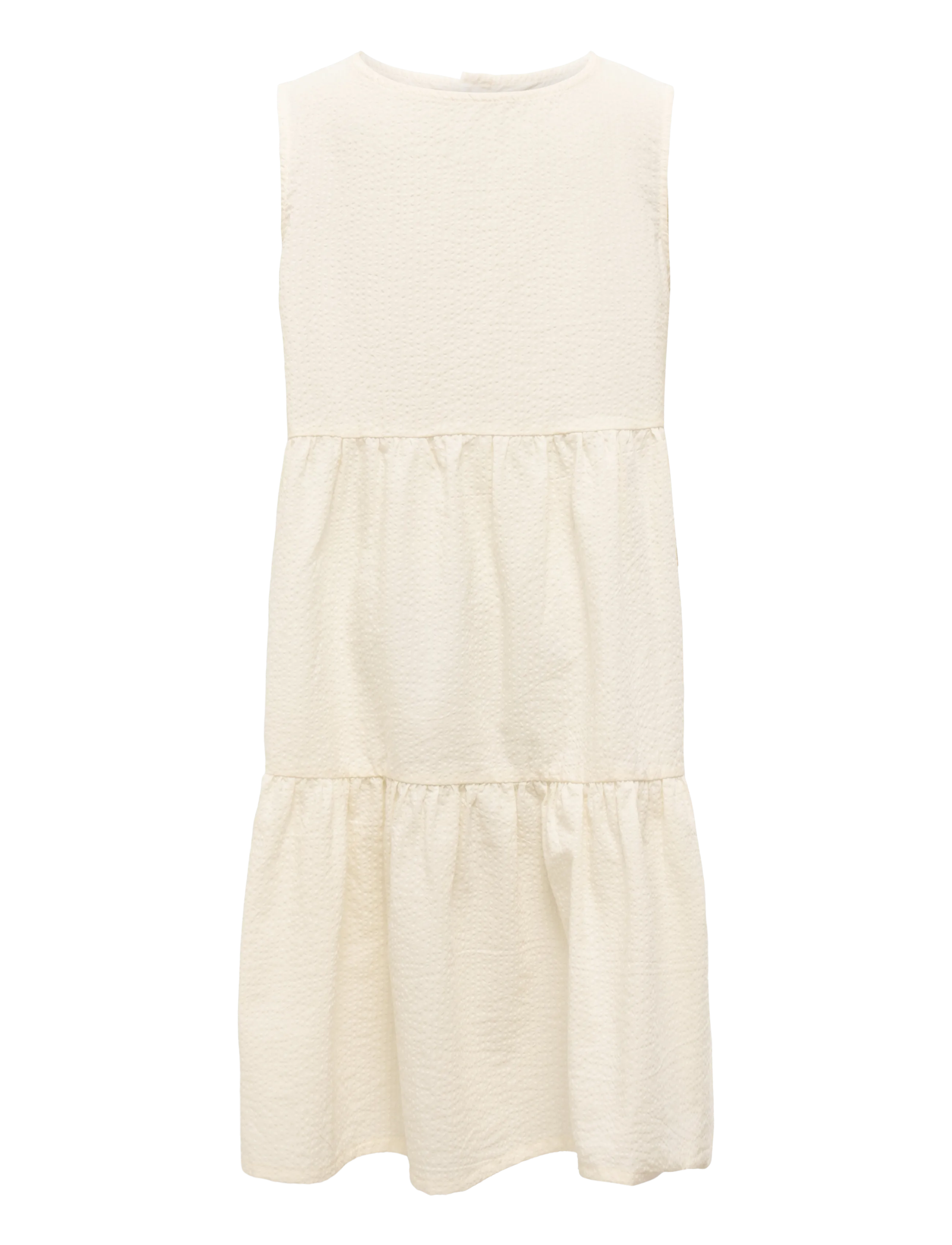 Wheat Dress Louise, 140, Casual Dresses, Creme - Sleeveless Kinder