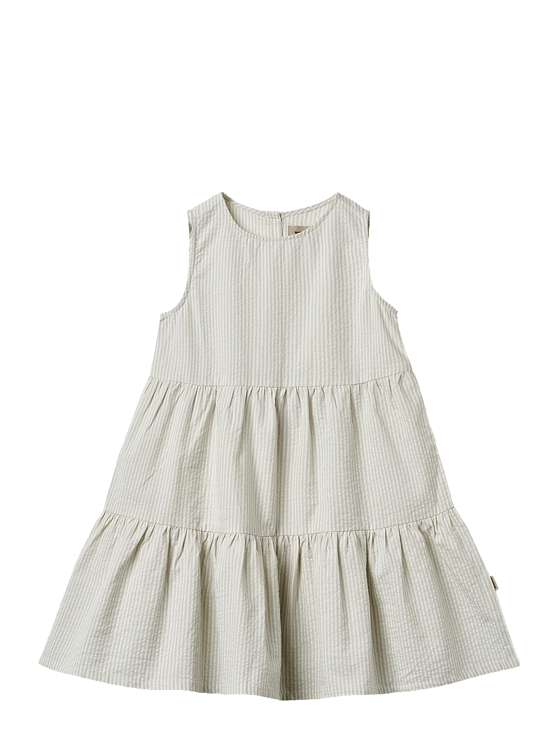 Wheat - Dress Louise - Ärmellose freizeitkleider - summer blue stripe - 0