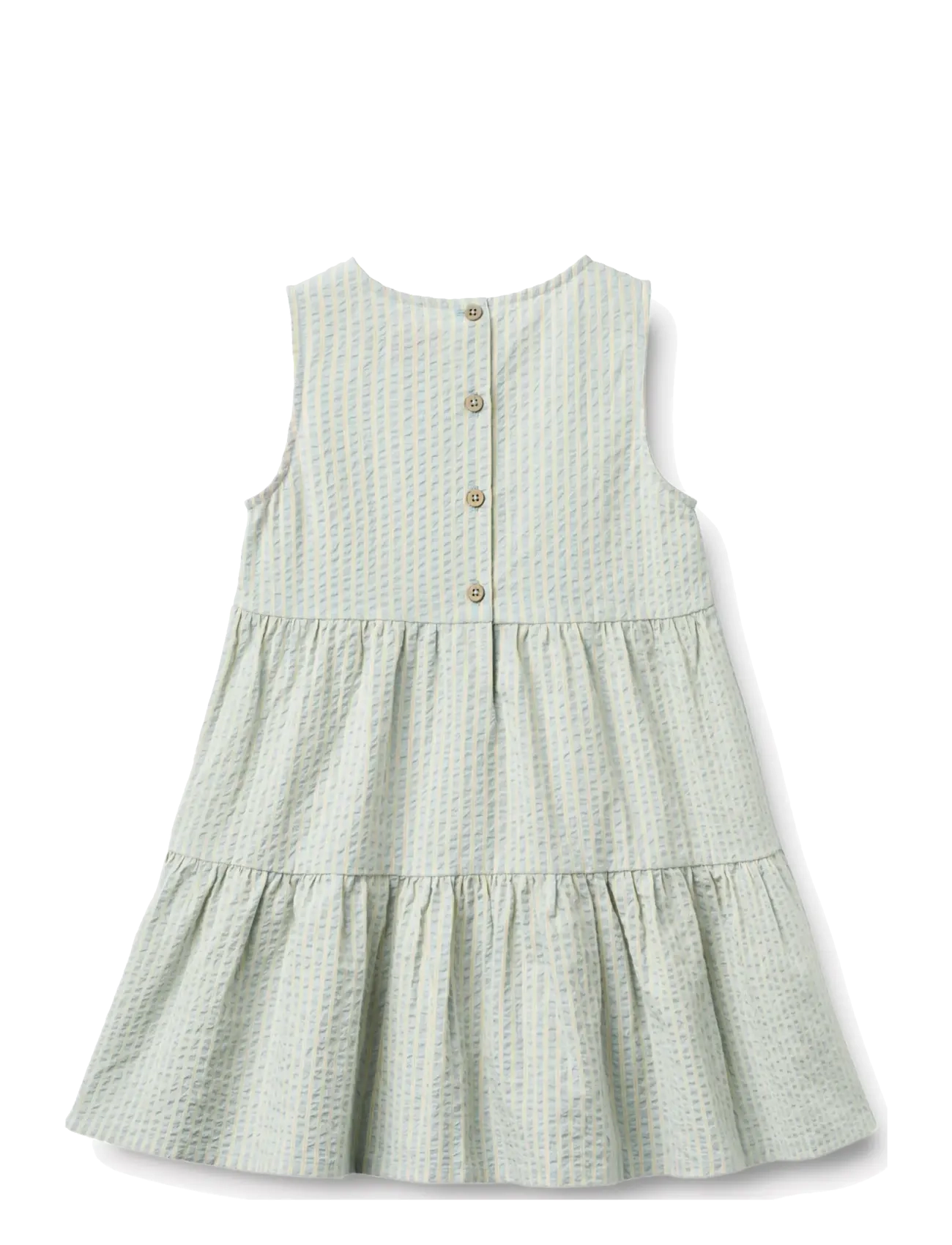 Wheat - Dress Louise - sleeveless casual dresses - summer sky stripe - 1