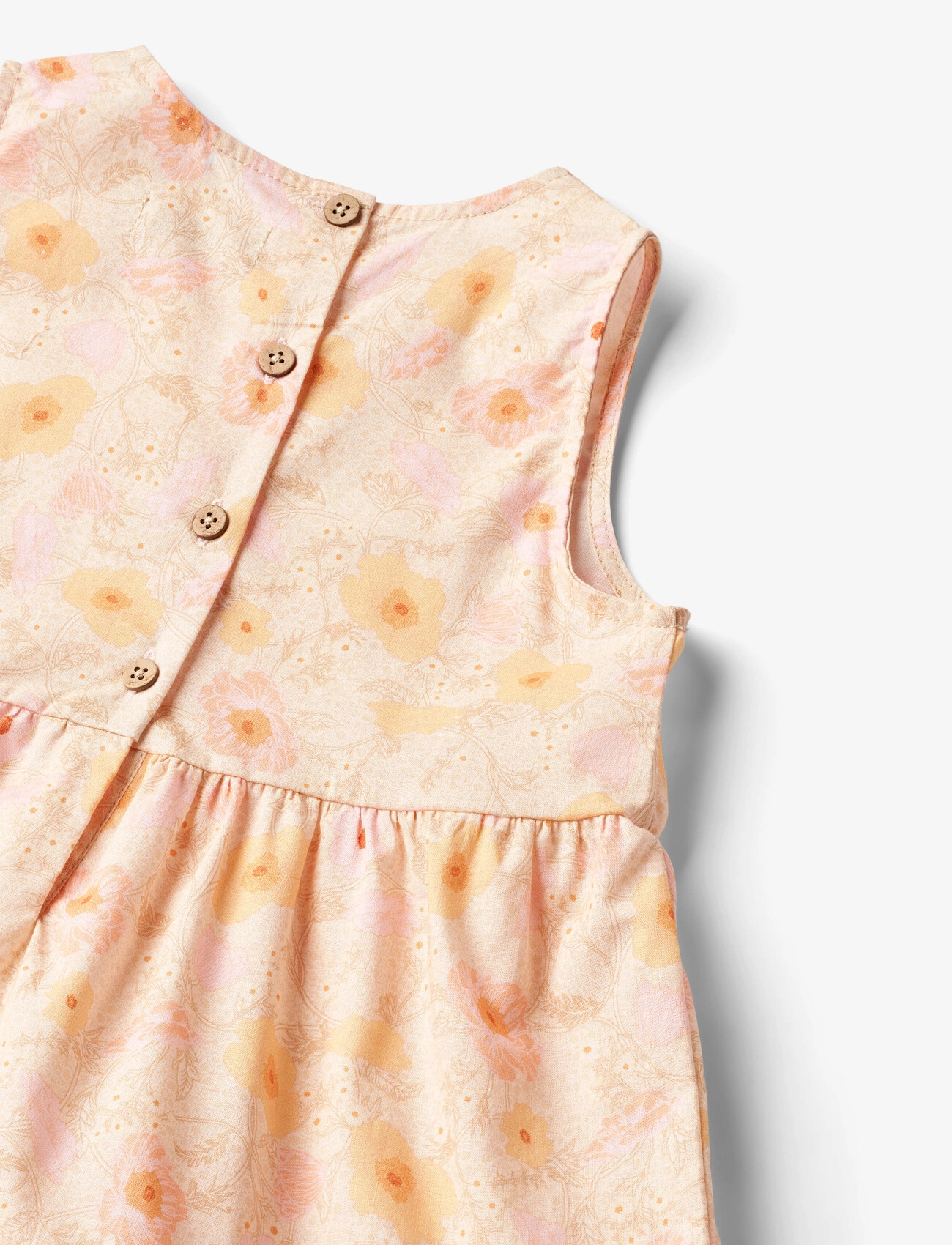 Wheat - Dress Luise - alabaster flower bobbles - 3