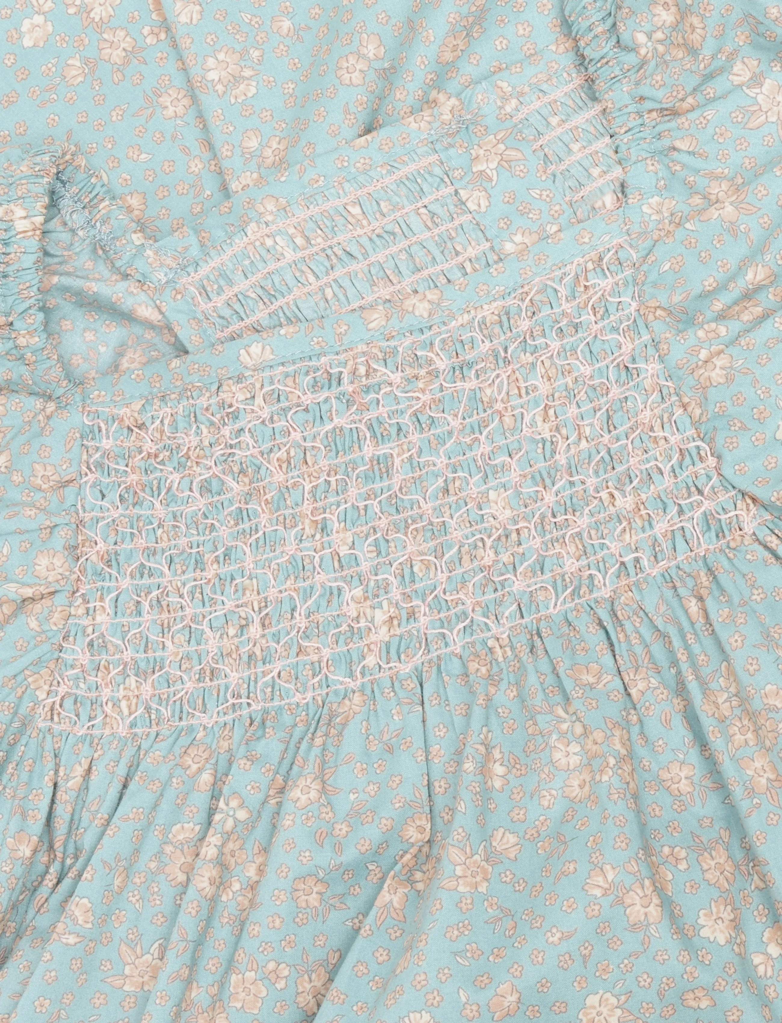 Wheat - Dress S/S Elva - spring lake flowers - 2