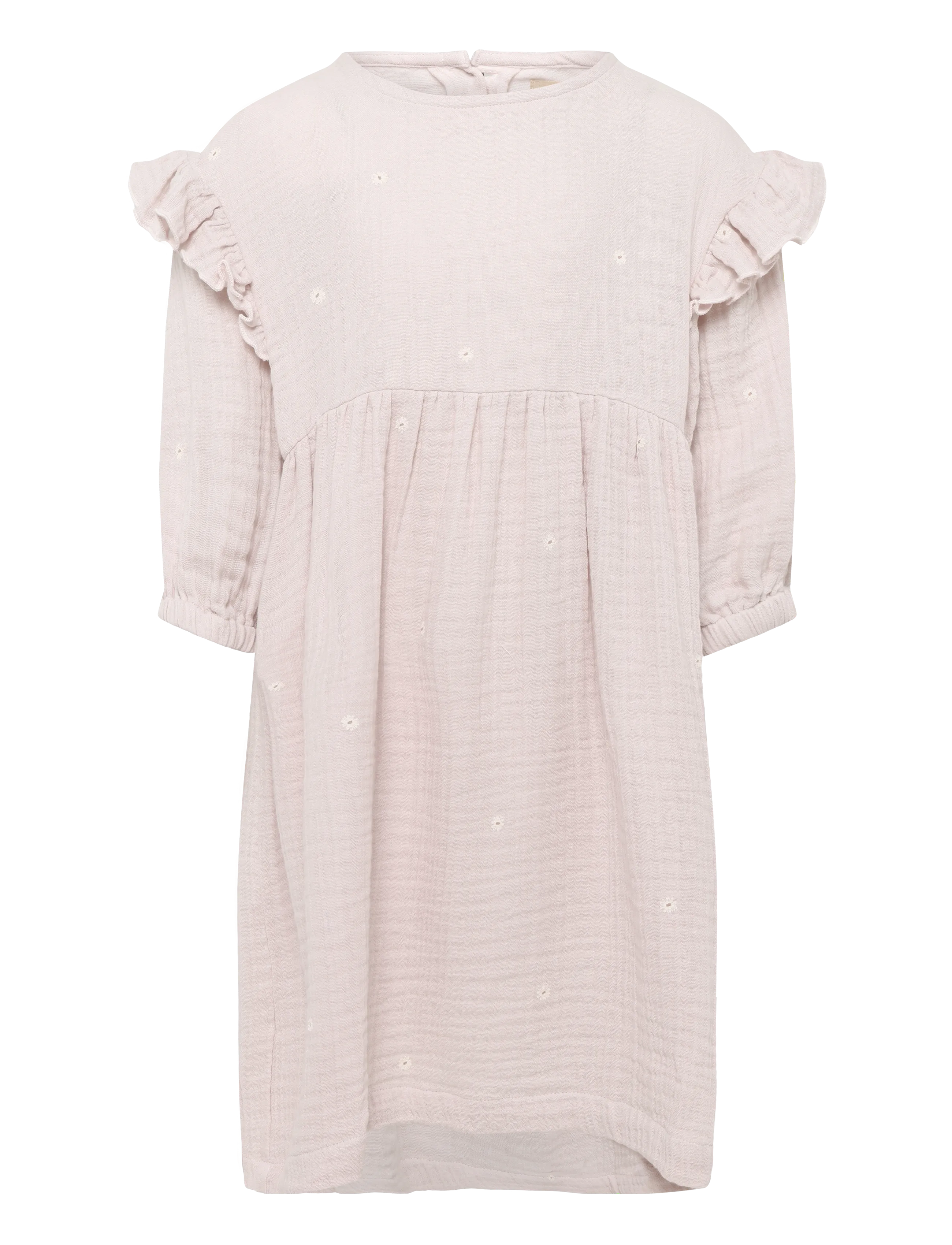 Wheat Dress 3/4 Sleeve Gro, 98, Casual Dresses, Lila - Long-sleeved Kinder
