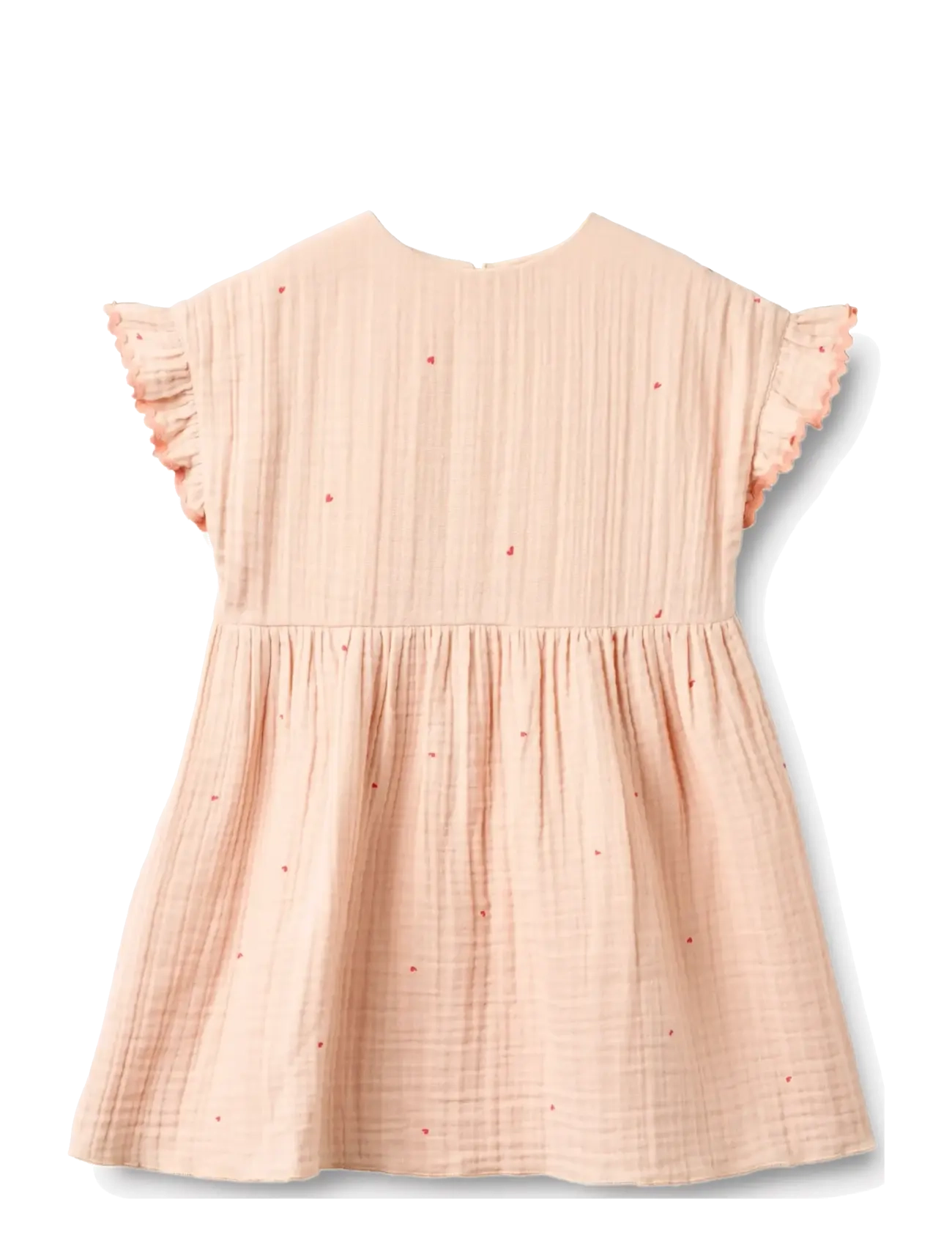Wheat Dress Lace Thit - Lapsed 98–134 - POWDER HEARTS / pink/rose