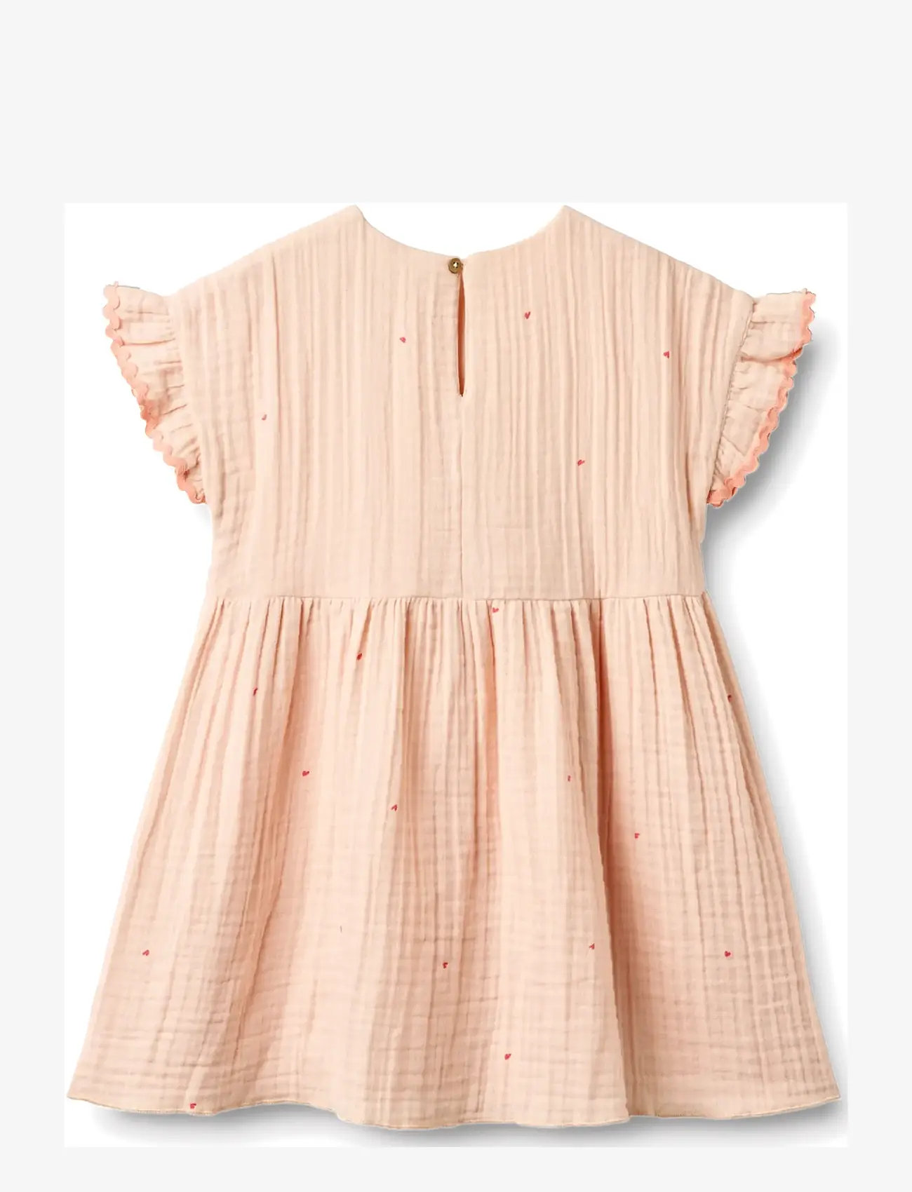 Wheat - Dress Lace Thit - Ærmeløse babykjoler - powder hearts - 2