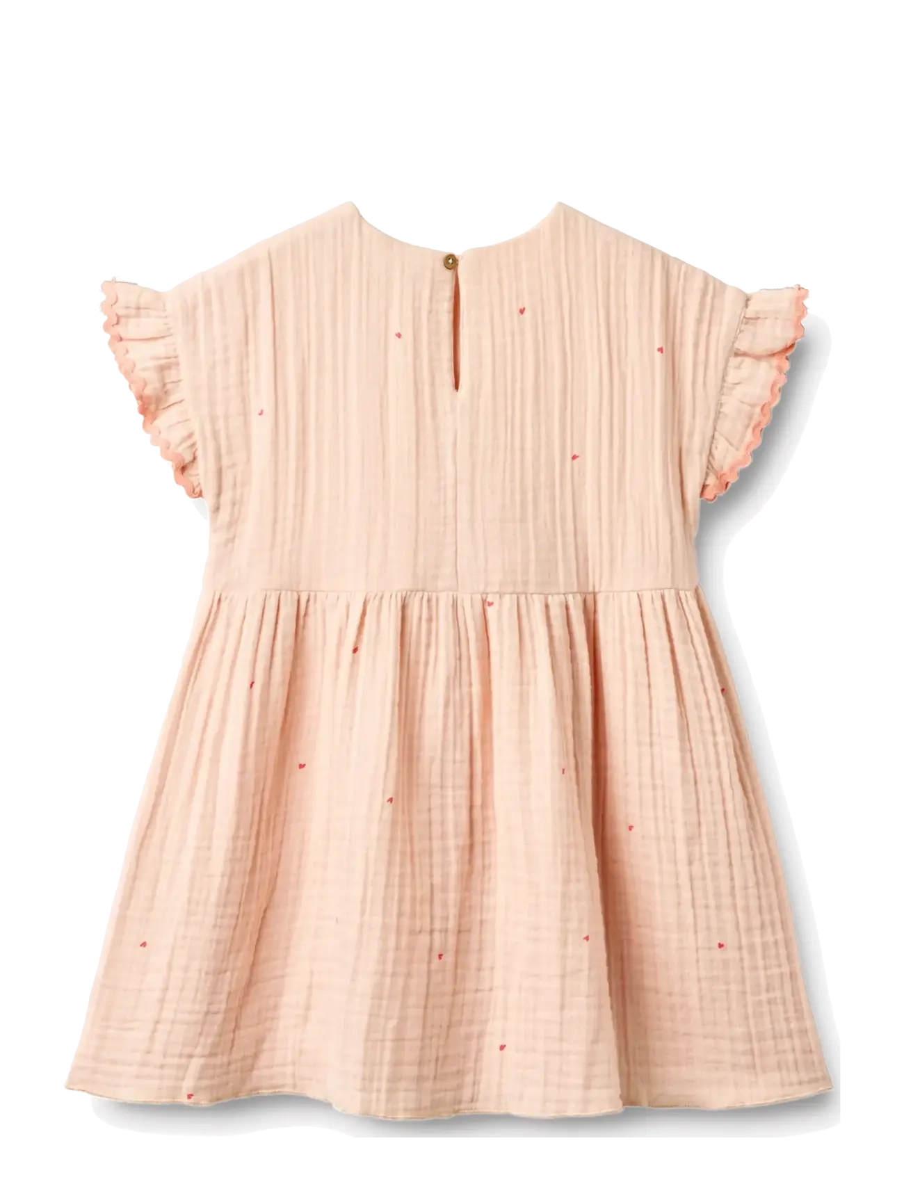Wheat - Dress Lace Thit - Ärmellose babykleider - powder hearts - 2