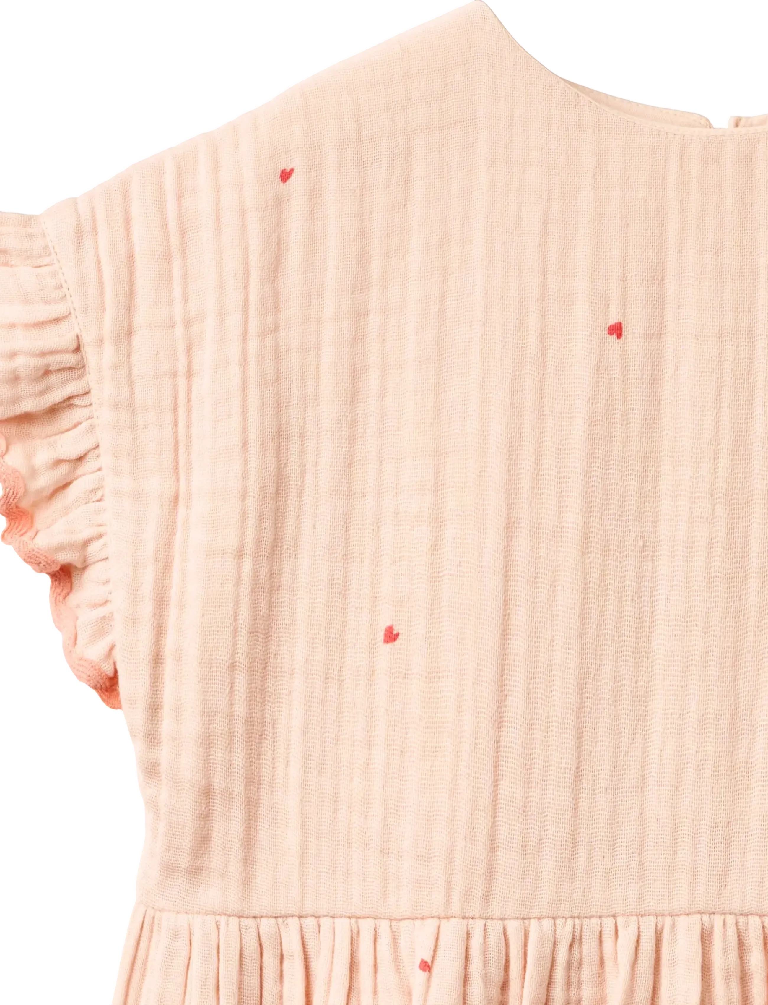 Wheat - Dress Lace Thit - Ärmellose babykleider - powder hearts - 3