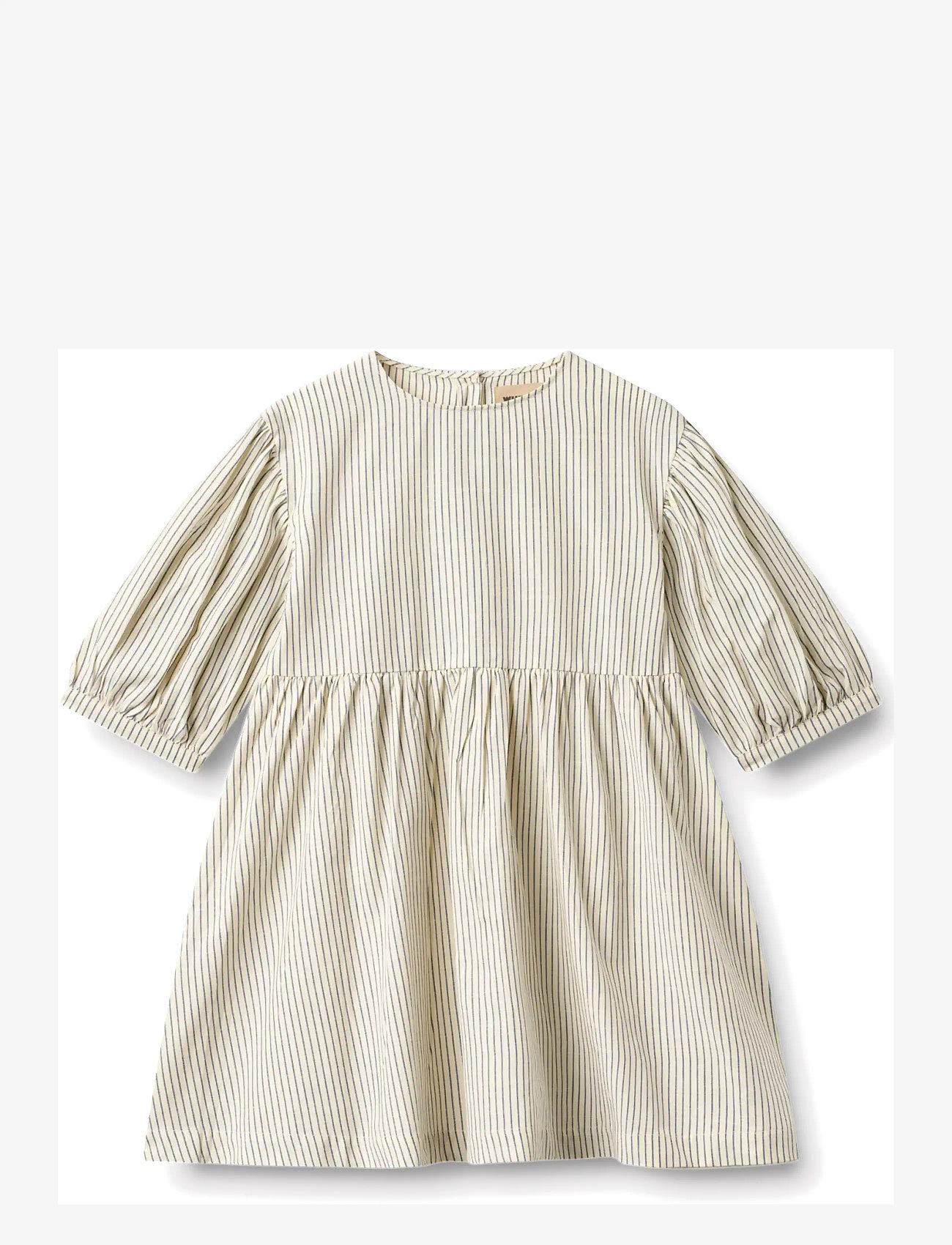 Wheat - Dress 3/4 Sleeve Magda - langärmelige freizeitkleider - dark blue stripe - 0