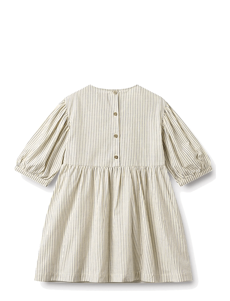 Wheat - Dress 3/4 Sleeve Magda - langärmelige freizeitkleider - dark blue stripe - 1
