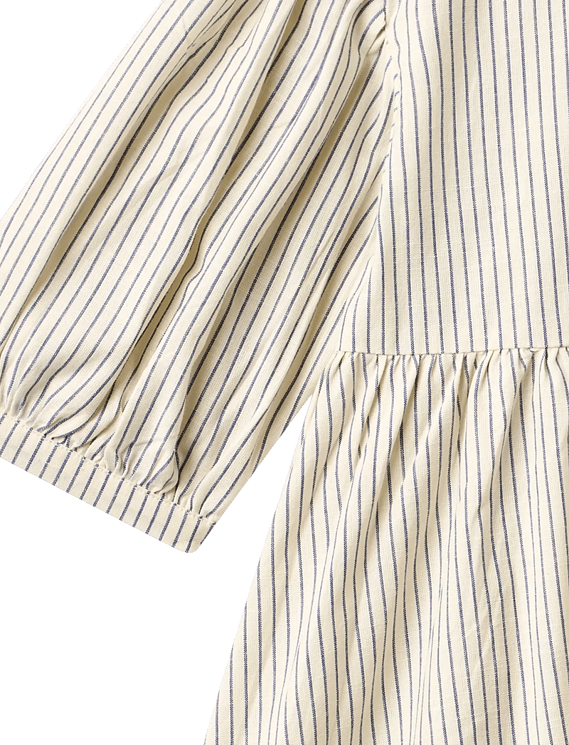 Wheat - Dress 3/4 Sleeve Magda - langärmelige freizeitkleider - dark blue stripe - 2