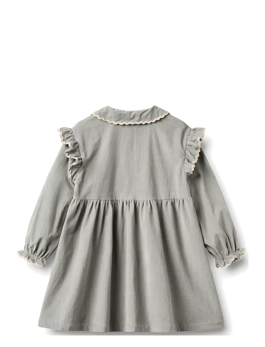 Wheat - Dress L/S Alissa - slightly blue - 2