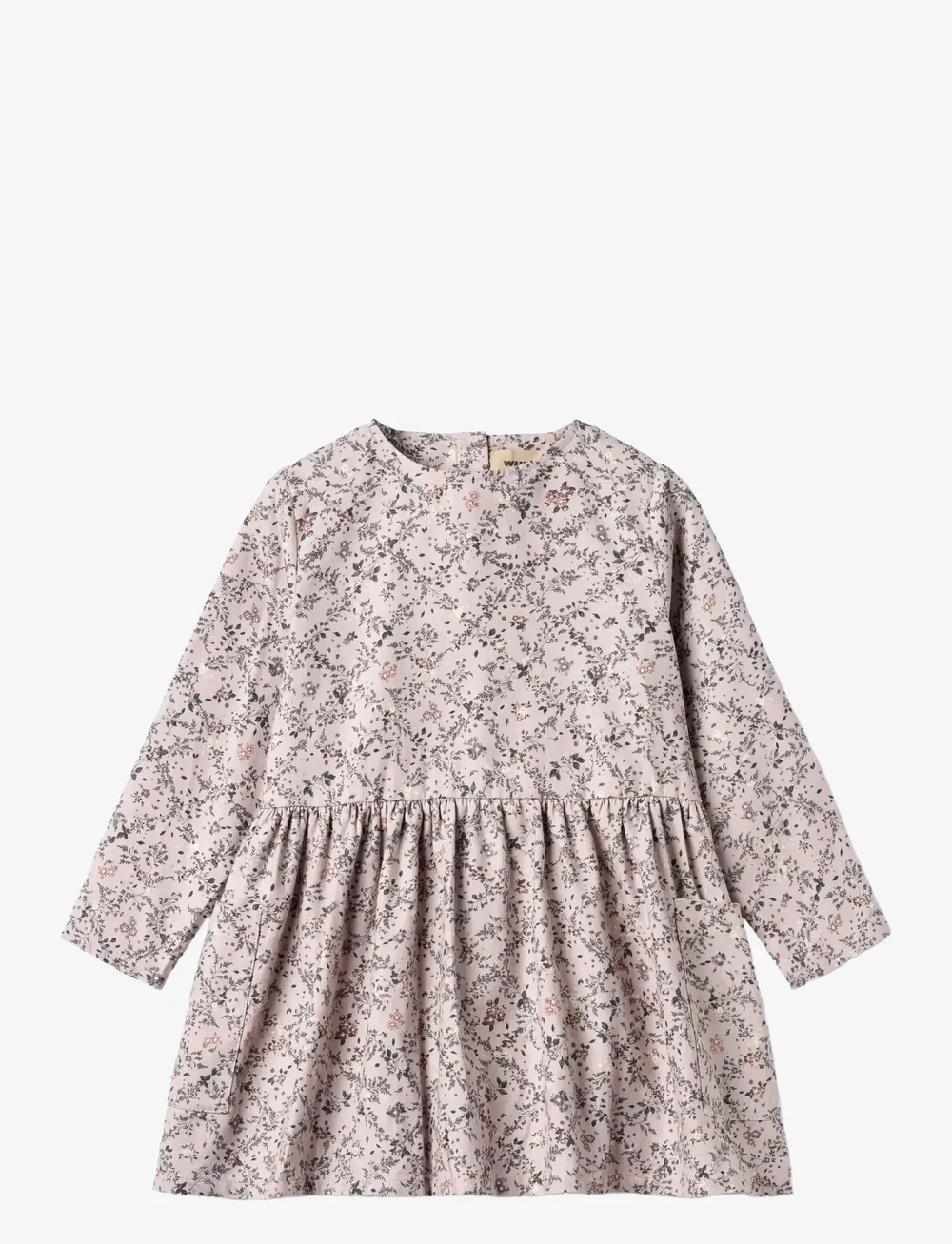 Wheat - Dress Aima - langärmelige freizeitkleider - lilac checked flowers - 0
