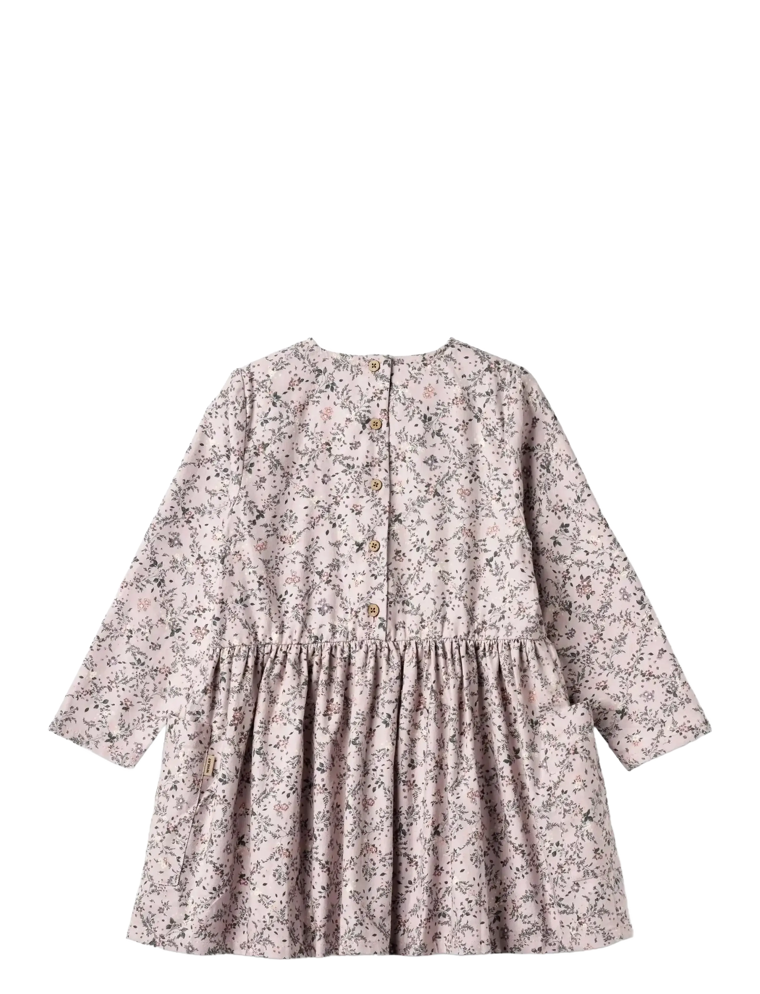 Wheat - Dress Aima - langærmede hverdagskjoler - lilac checked flowers - 1