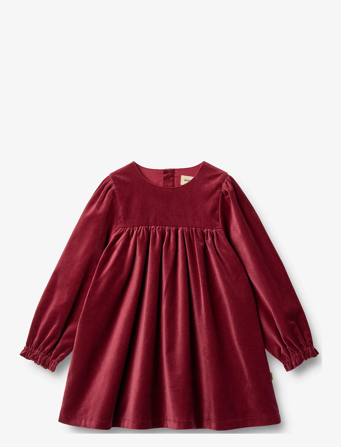 Wheat - Dress L/S Elvira - langærmede hverdagskjoler - ruby red - 0