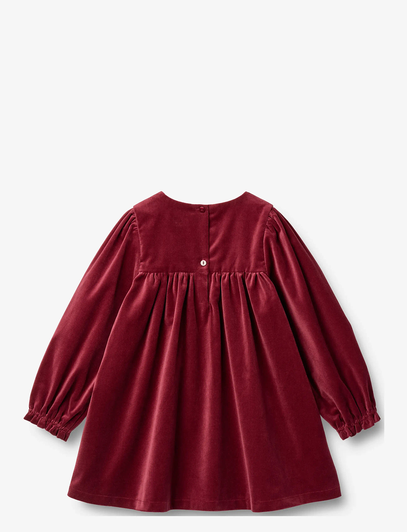 Wheat - Dress L/S Elvira - langærmede hverdagskjoler - ruby red - 1