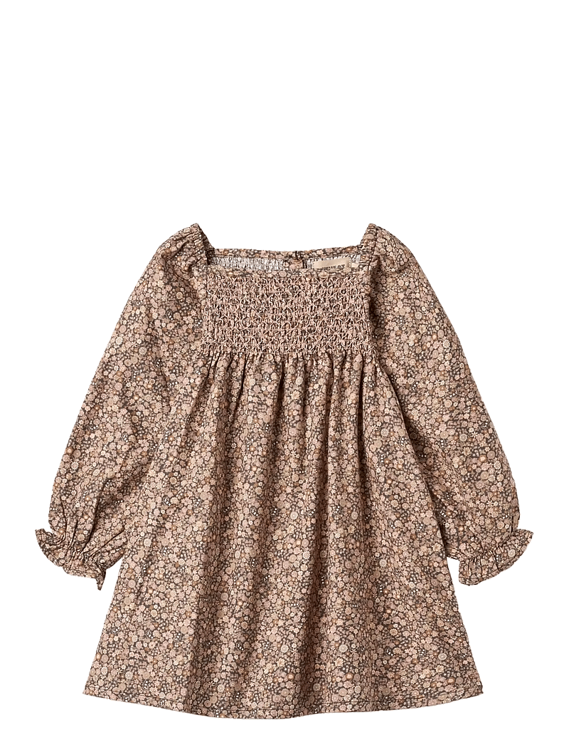 Wheat - Dress L/S Bella - langærmede hverdagskjoler - black sea garden - 1